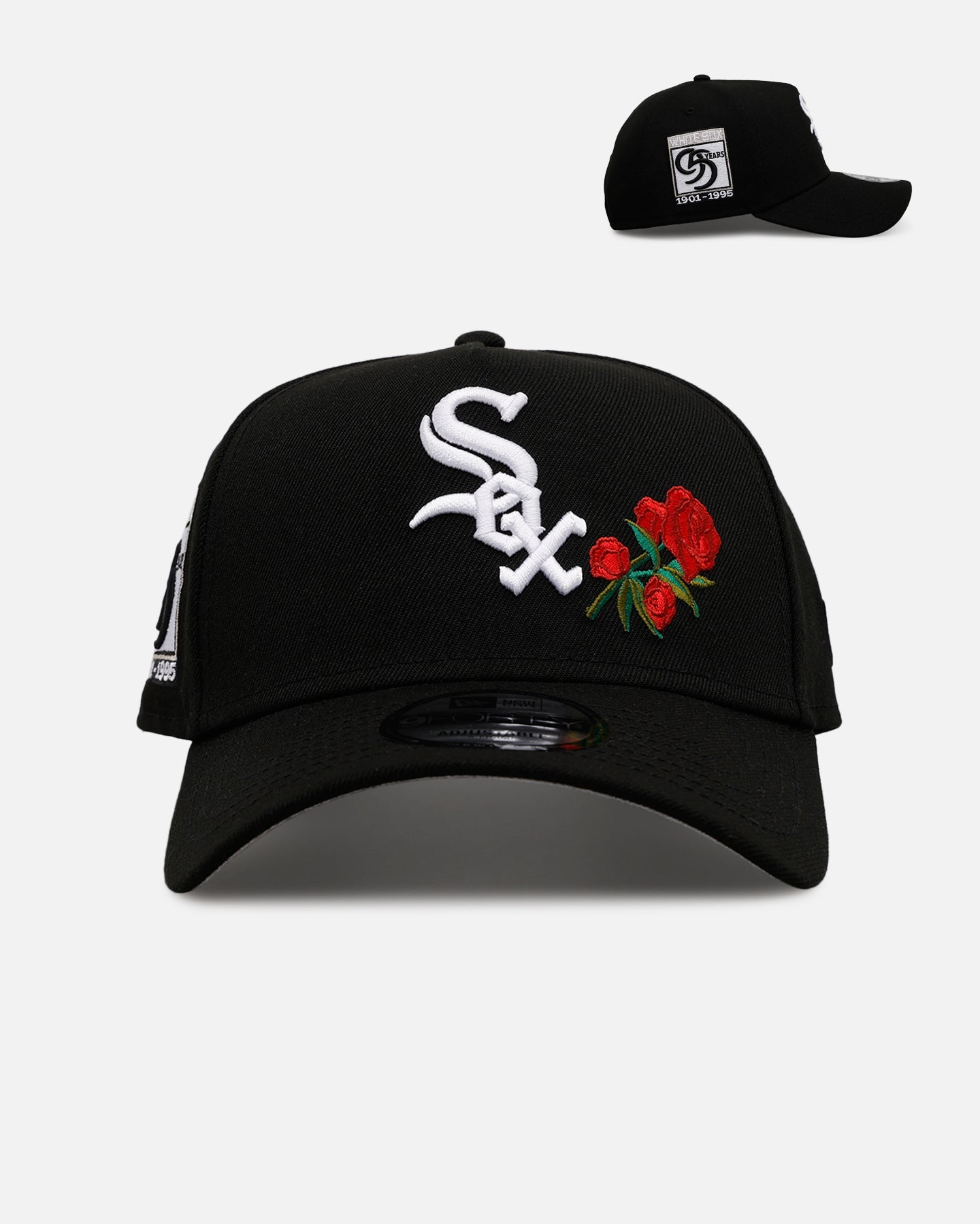 New Era Chicago White Sox 'Rose Emblem' 9FORTY A-Frame Snapback Official Team Color
