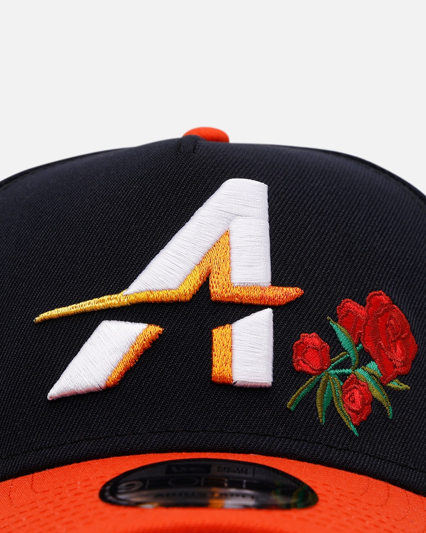 New Era Houston Astros 'Rose Emblem' 9FORTY A-Frame Snapback Official Team Color