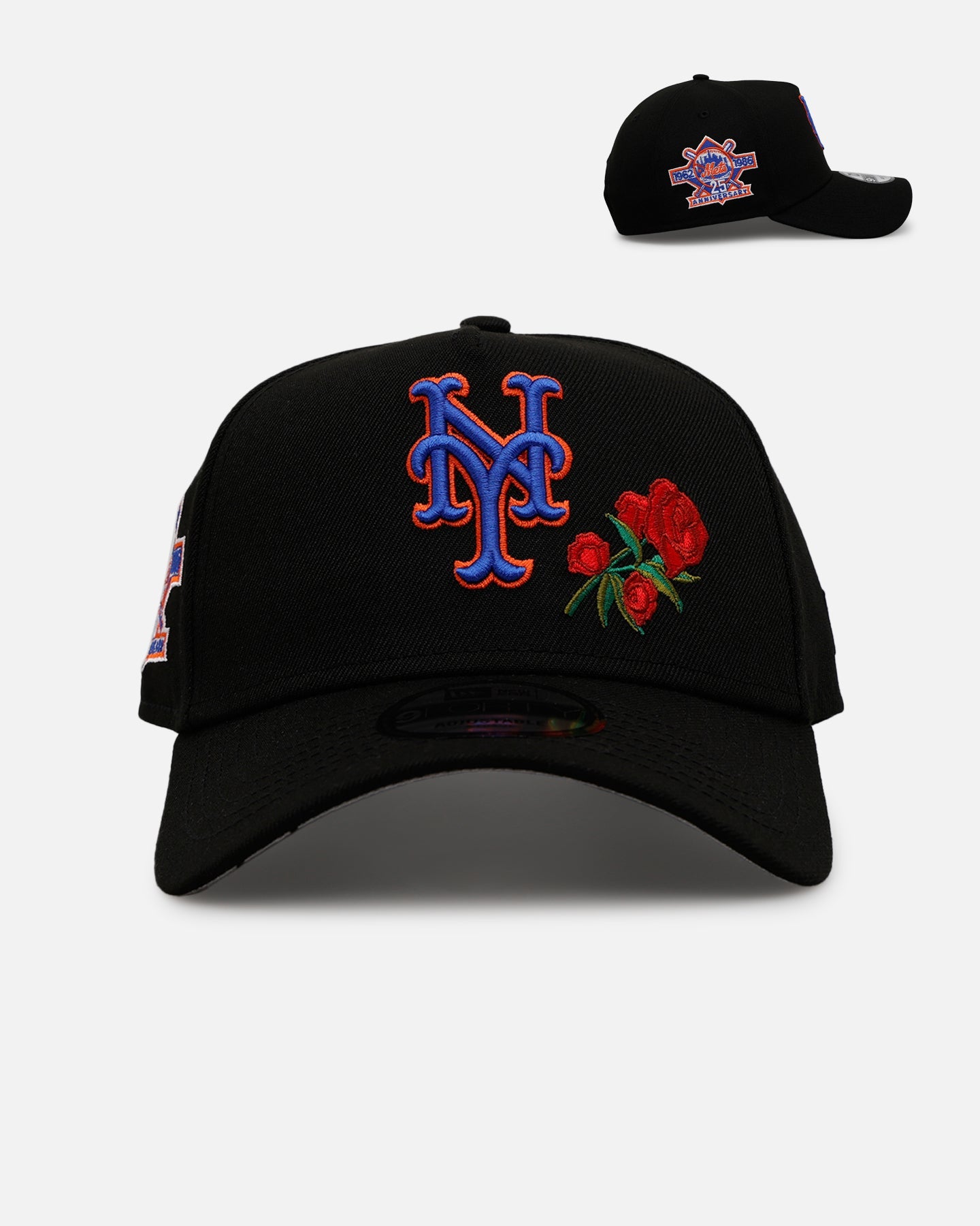 New Era New York Mets 'Rose Emblem' 9FORTY A-Frame Snapback Official Team Color