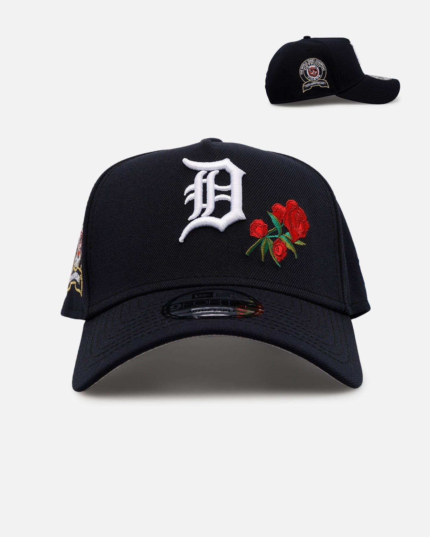 New Era Detroit Tigers 'Rose Emblem' 9FORTY A-Frame Snapback Official Team Color