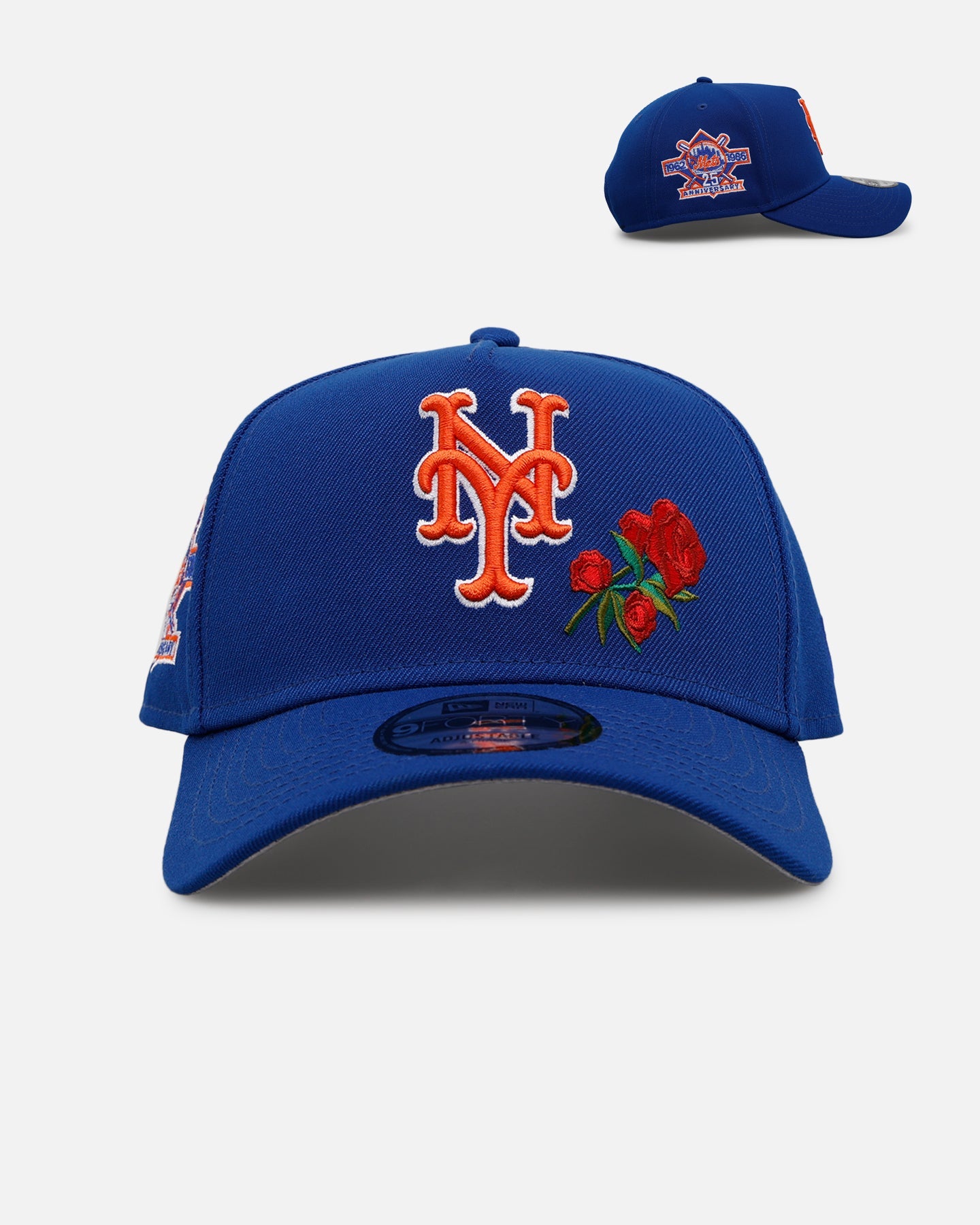 New Era New York Mets 'Rose Emblem' 9FORTY A-Frame Snapback Official Team Color