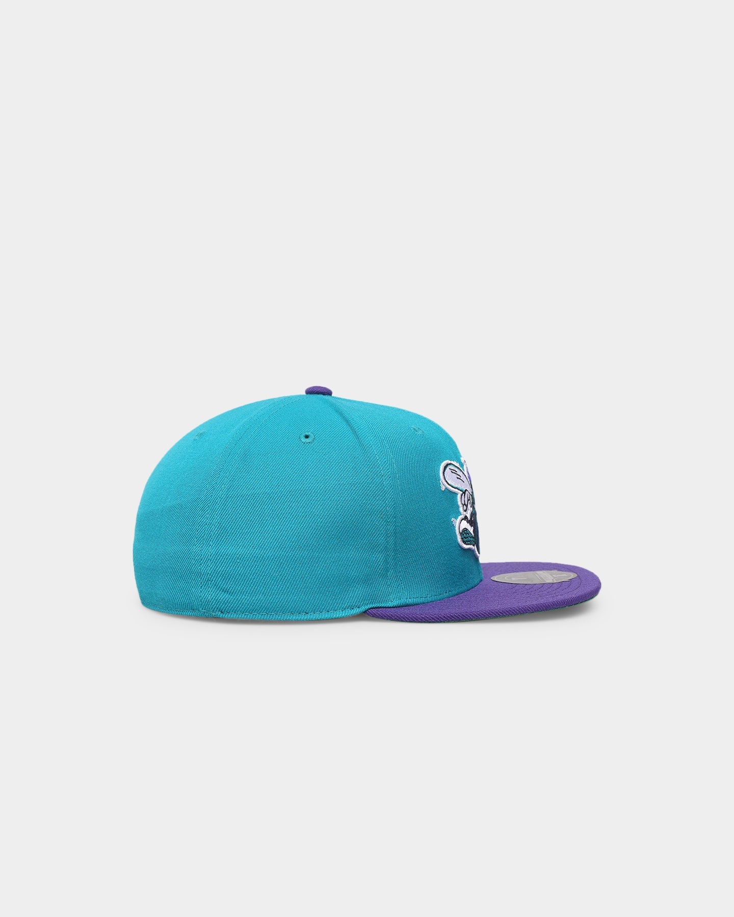Mitchell & Ness Charlotte Hornets 'Team 2 Tone 2.0 Hardwood Classics' Fitted Teal