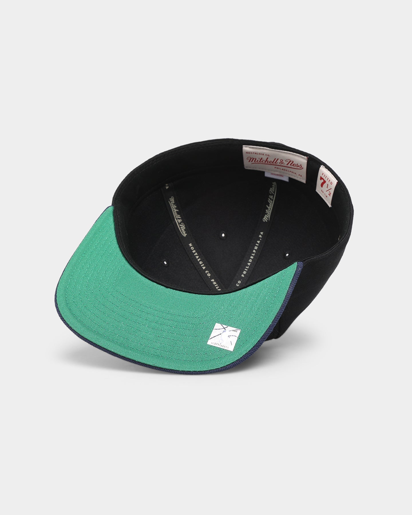 Mitchell & Ness Golden State Warriors 'Team Script 2.0 Hardwood Classics' Fitted Black