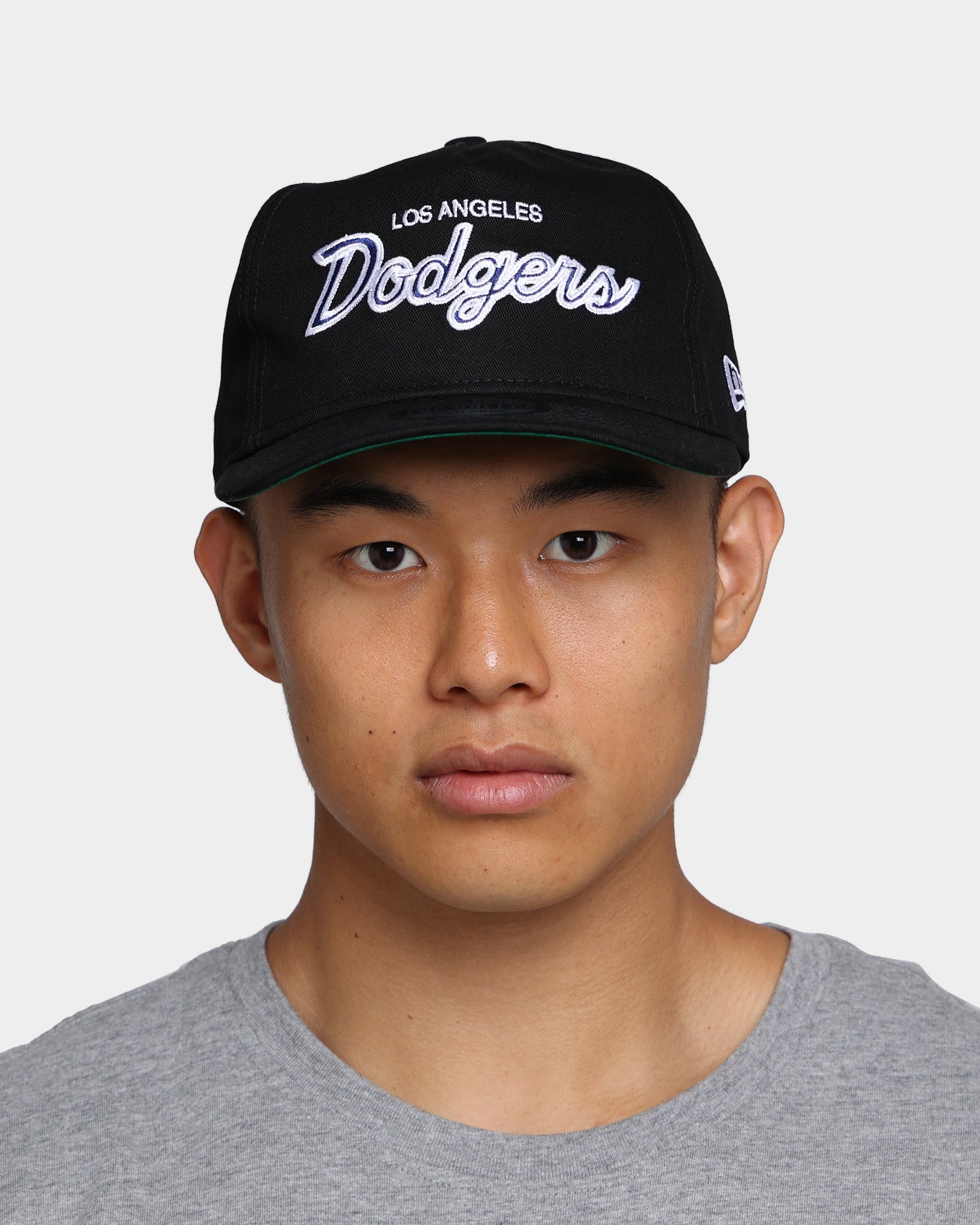 New Era Los Angeles Dodgers Coach Script Old Golfer Snapback Black