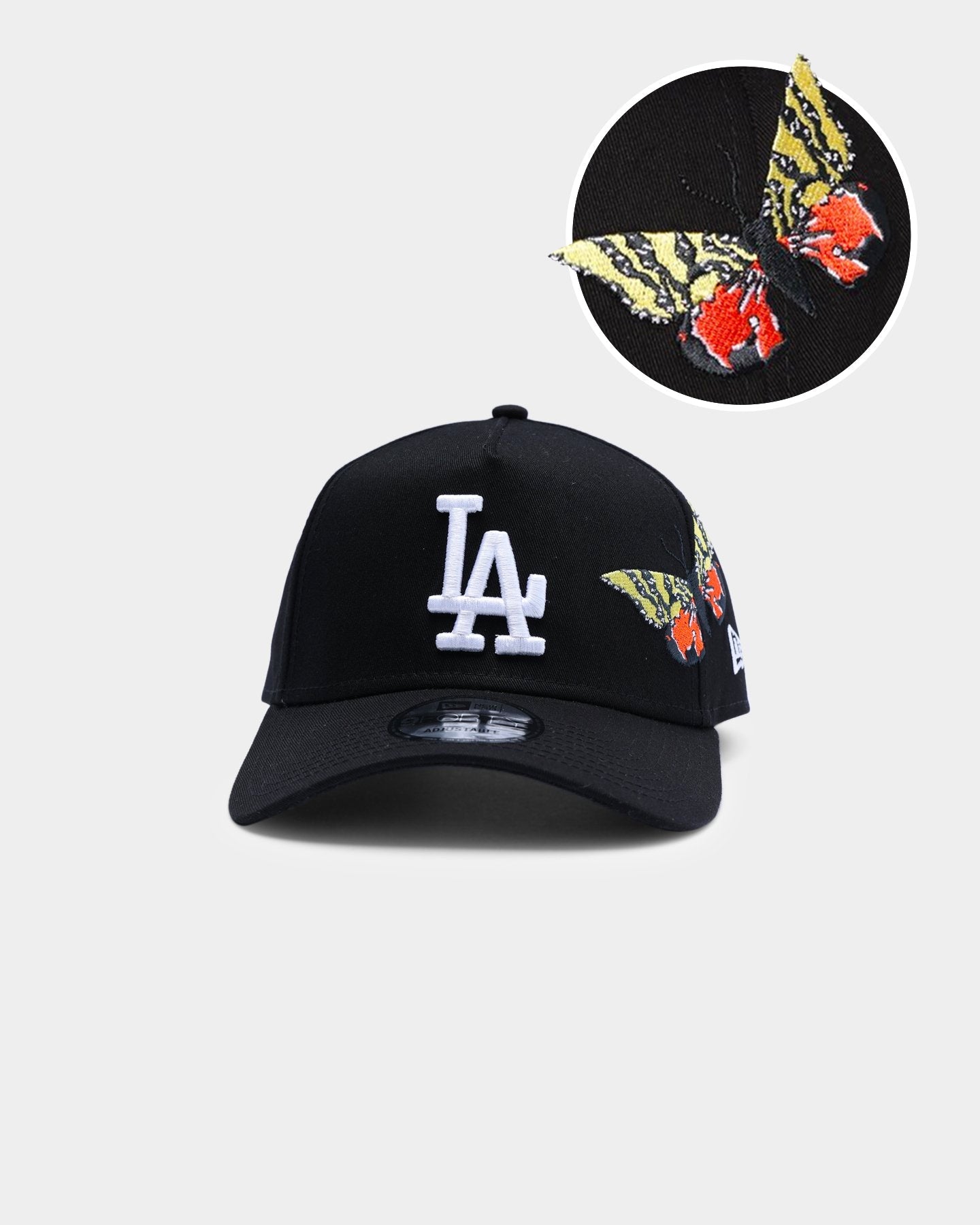 New Era Los Angeles Dodgers "Butterfly Accent" 9FORTY A-Frame Snapback Black
