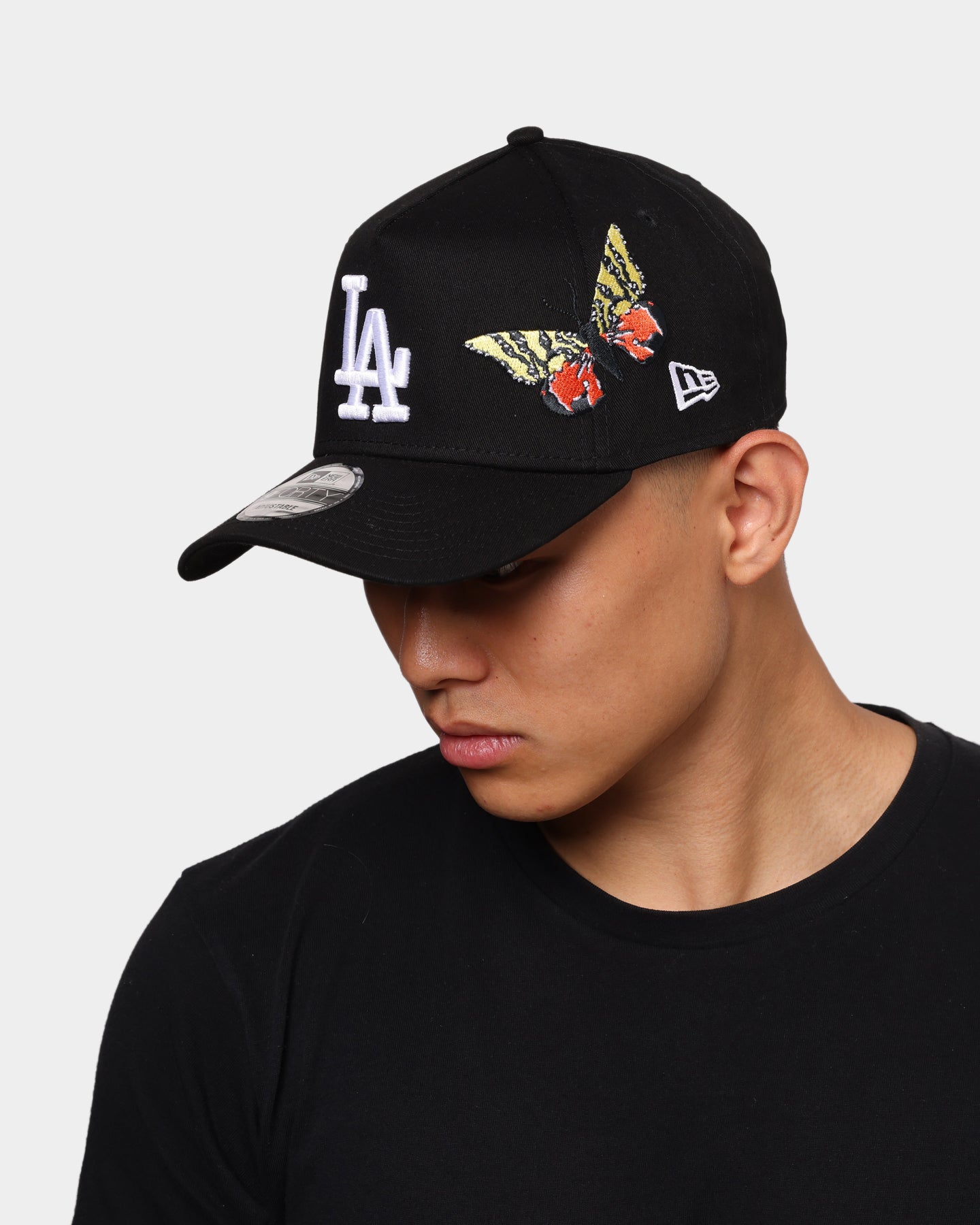 New Era Los Angeles Dodgers "Butterfly Accent" 9FORTY A-Frame Snapback Black