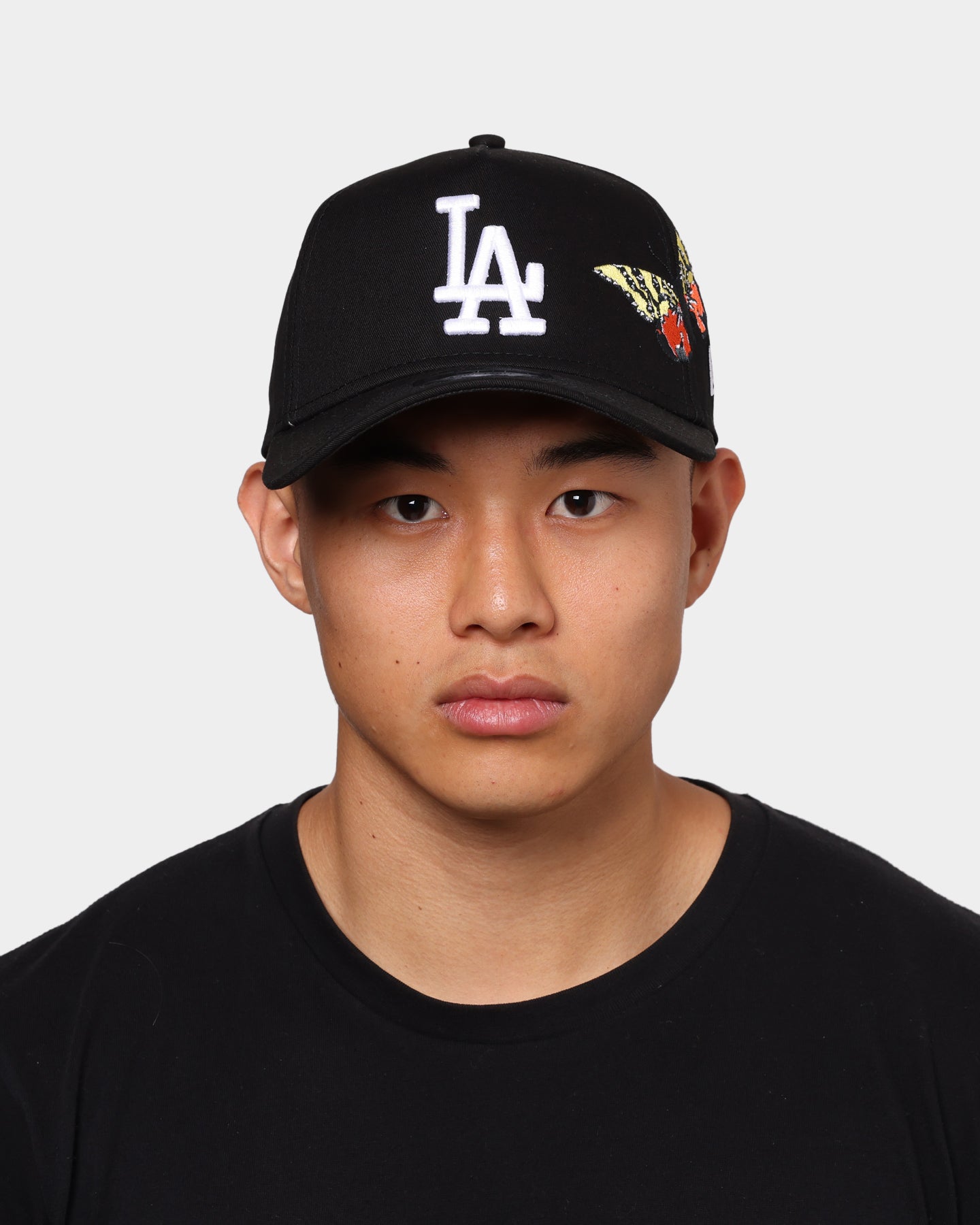 New Era Los Angeles Dodgers "Butterfly Accent" 9FORTY A-Frame Snapback Black
