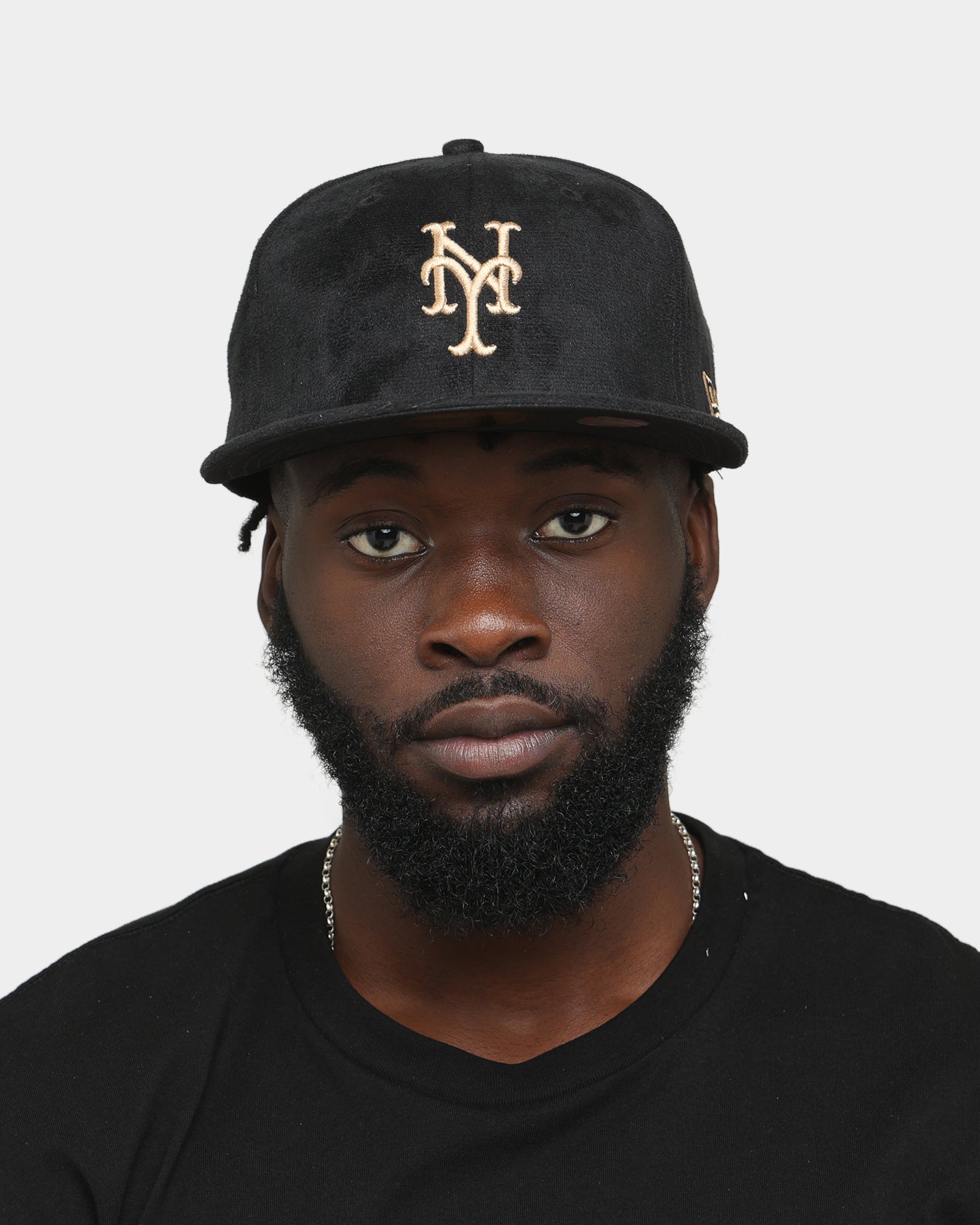 New Era New York Mets Black Tan Suede 59FIFTY Fitted Black/Tan
