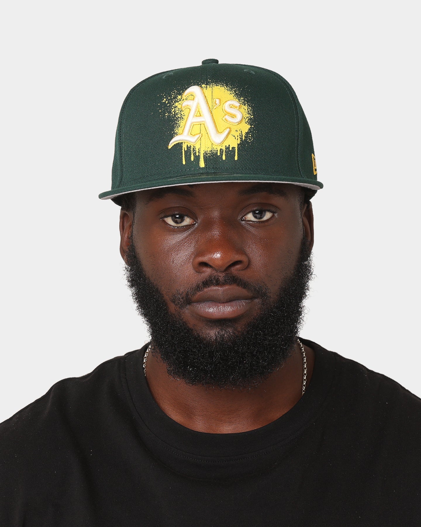 New Era Oakland Athletics 'Spray Paint Glow' 59FIFTY Fitted Original Team Colours