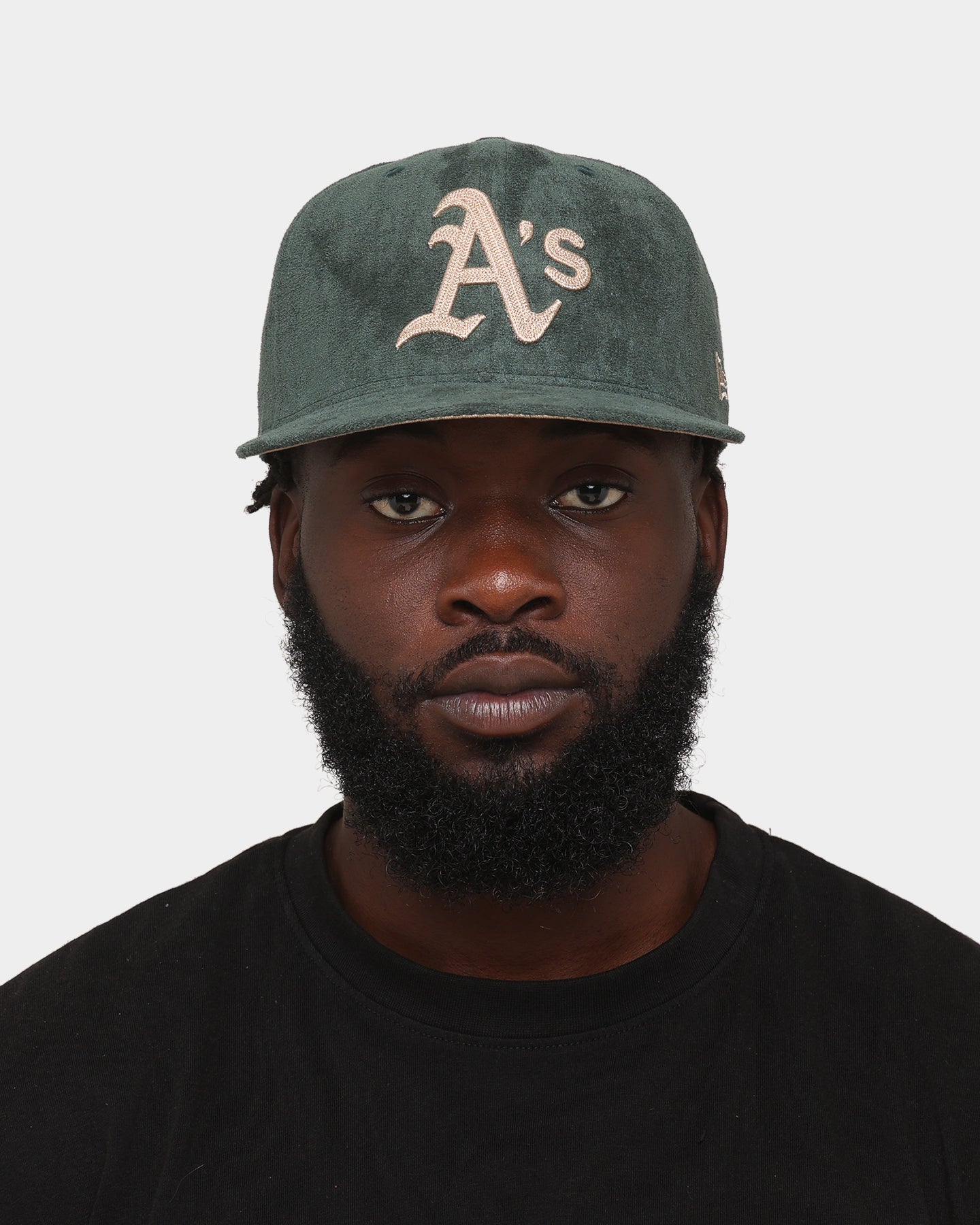 New Era Oakland Athletics 'Forest Suede & Camel' 59FIFTY Fitted Dark Green
