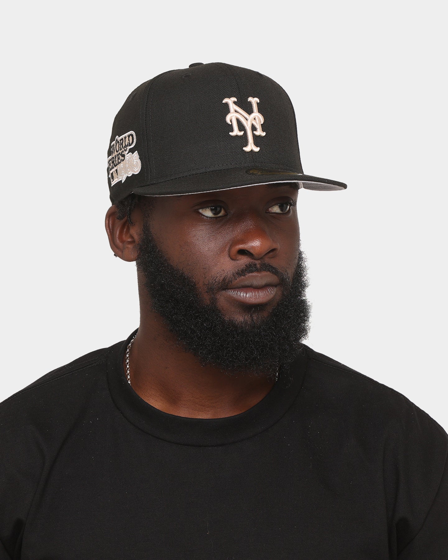 New Era New York Mets World Series 'Stone Tones' 59FIFTY Fitted Black/Stone