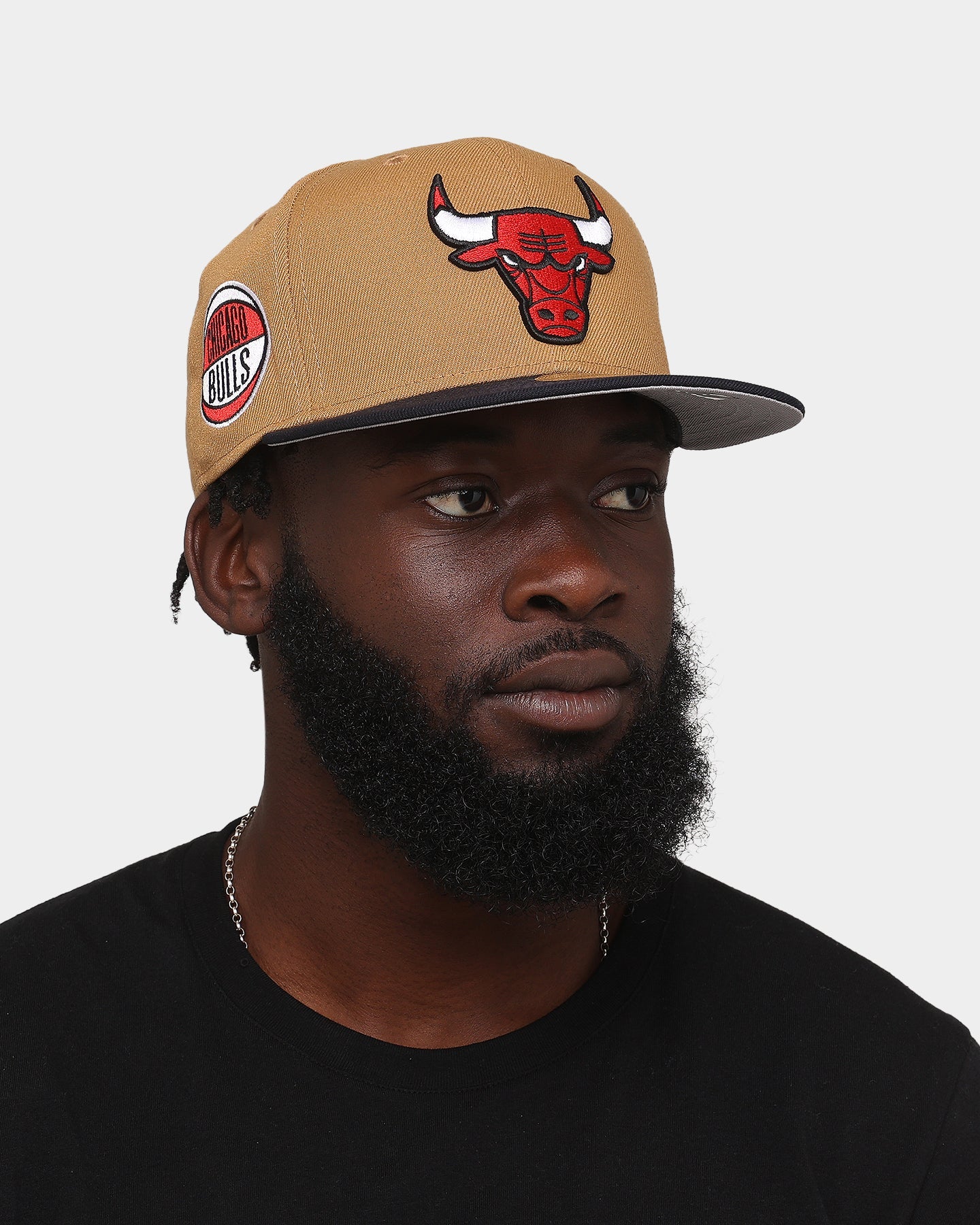 New Era Chicago Bulls 'Midnight Harvest 2-Tone' 59FIFTY Fitted Wheat/Navy