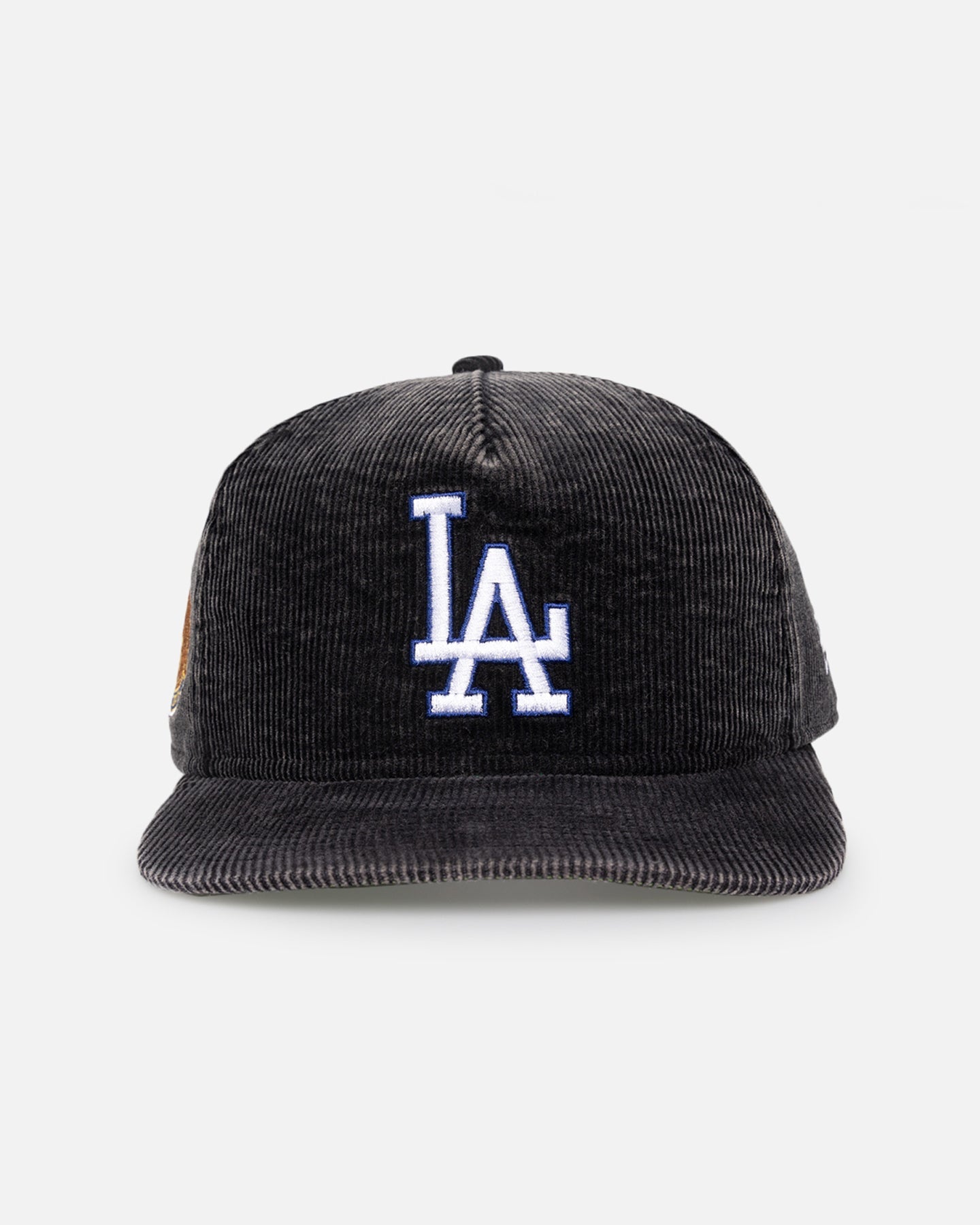 New Era Los Angeles Dodgers 'Washed Corduroy Golfer' Pre-Curved Golfer Snapback Washed Black