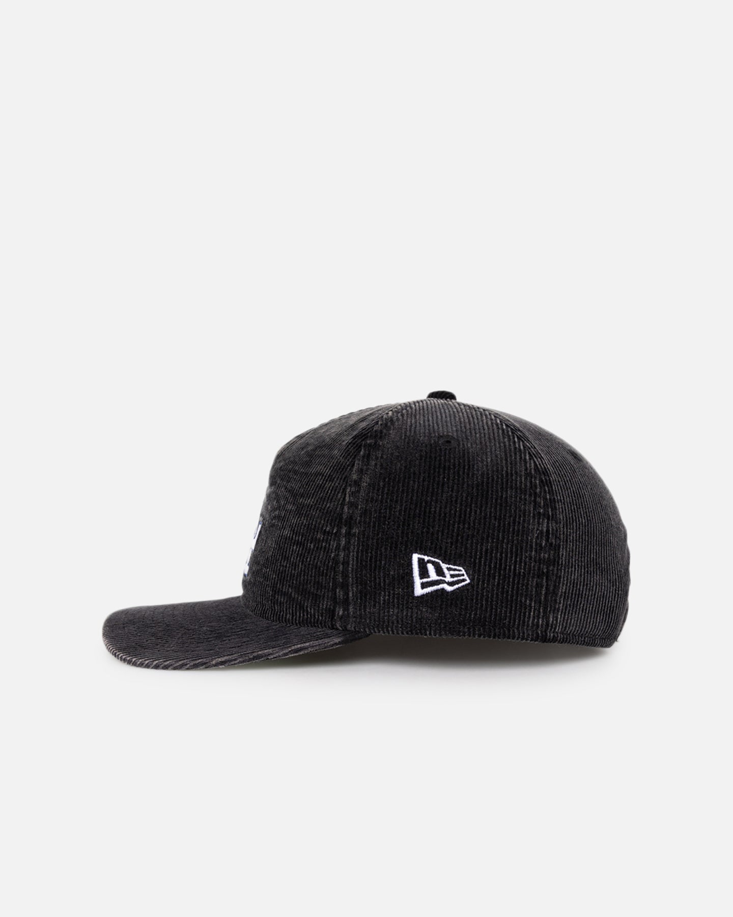 New Era Los Angeles Dodgers 'Washed Corduroy Golfer' Pre-Curved Golfer Snapback Washed Black