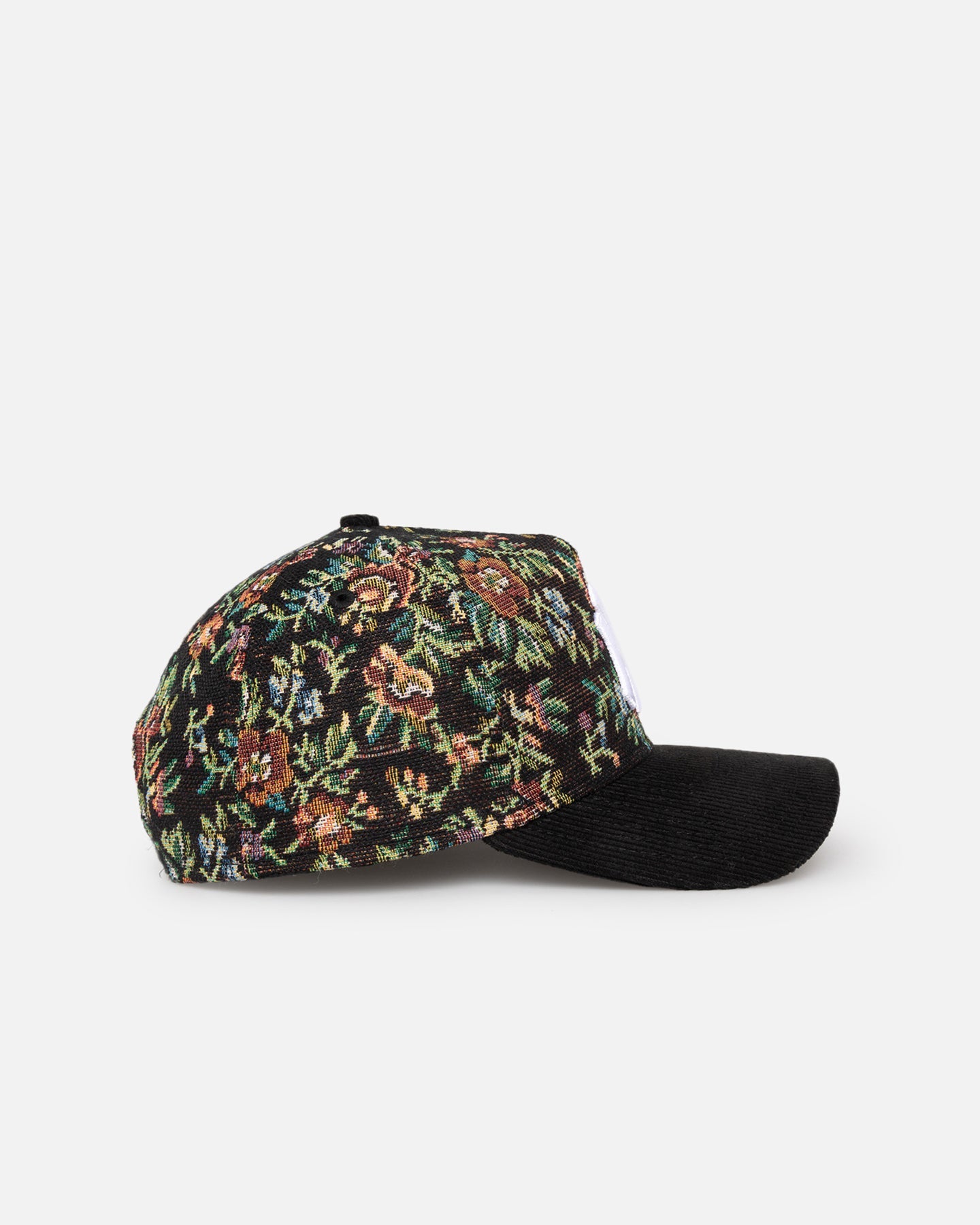 New Era New York Yankees 'Black Corduroy Floral Tapestry' 9FORTY A-Frame Snapback Tapestry/Black