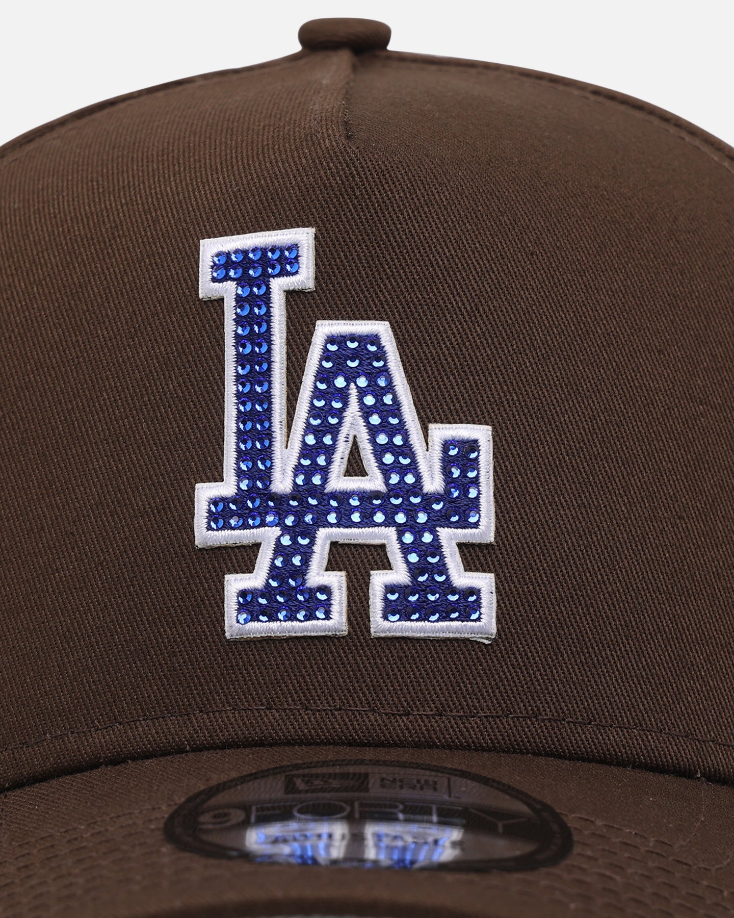 New Era Los Angeles Dodgers 'Diamante' 9FORTY A-Frame Snapback Walnut