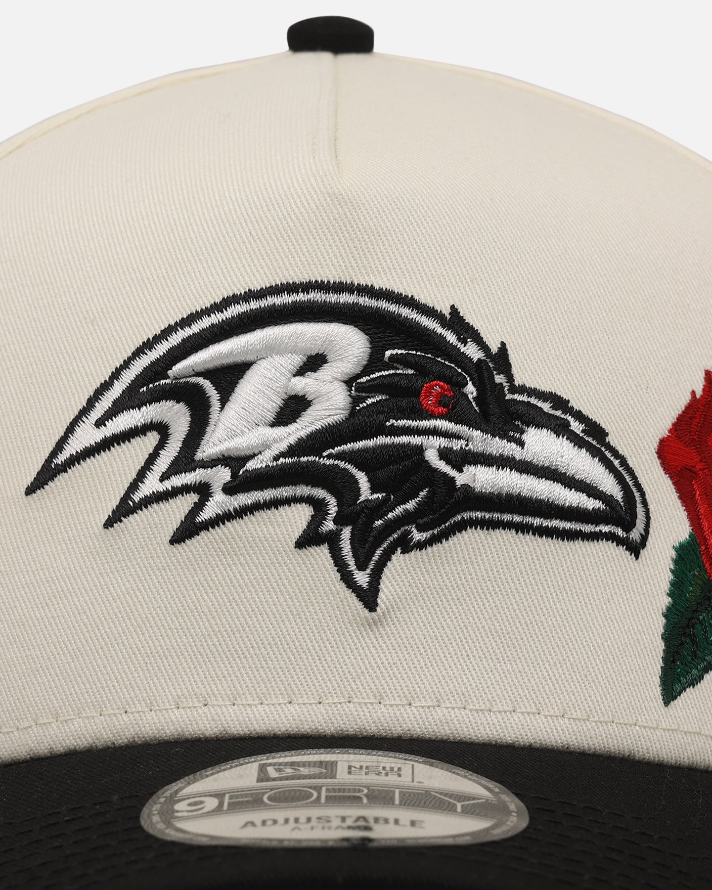 New Era Baltimore Ravens 'Chrome Black Roses' 9FORTY A-Frame Snapback Chrome/Black