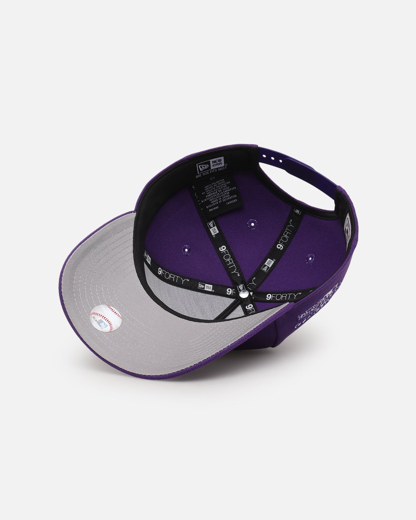 New Era Los Angeles Dodgers 'Upside Down LA Polychromatic' 9FORTY A-Frame Snapback Purple