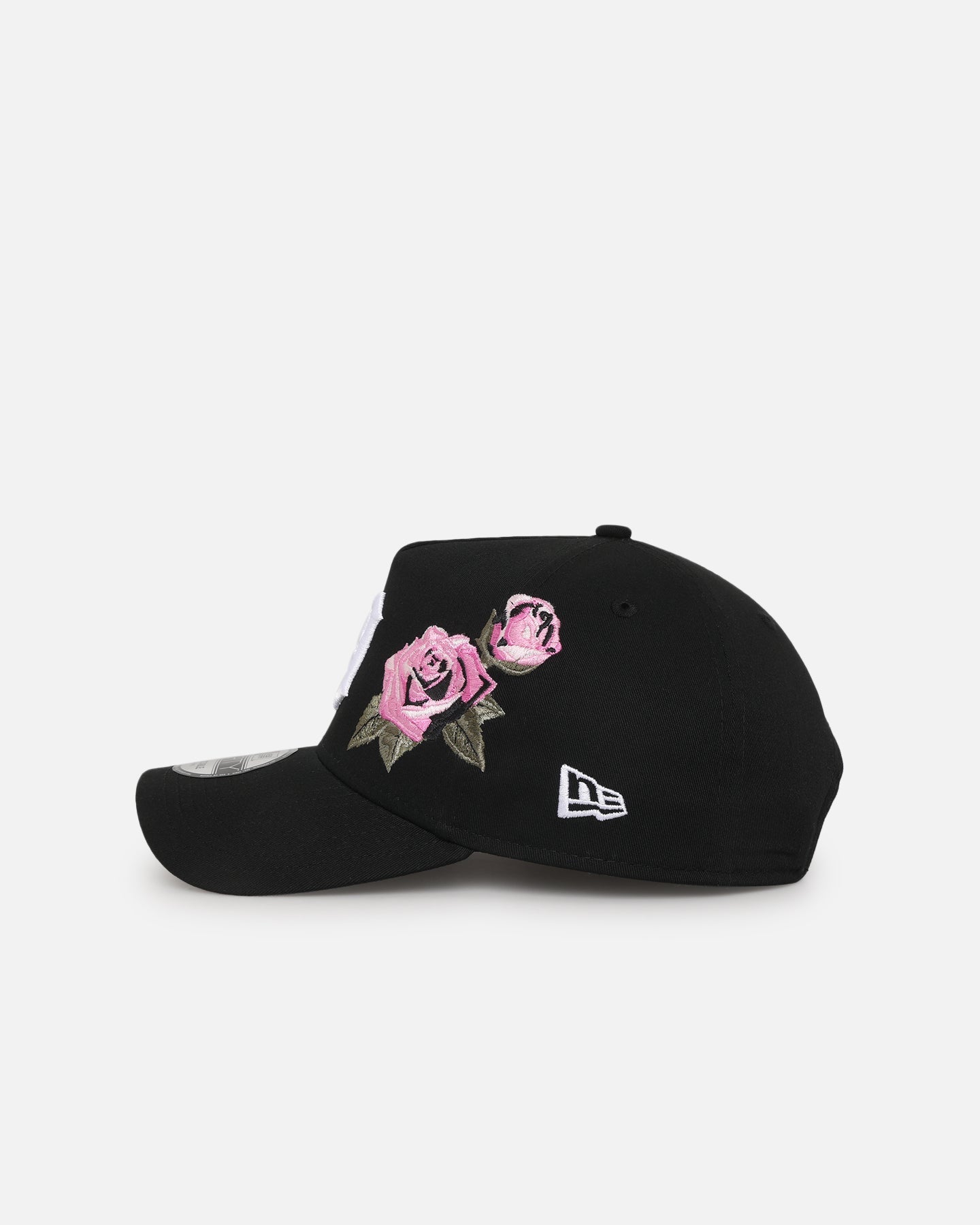 New Era Detroit Tigers 'Pink Rose Embroidery' 9FORTY A-Frame Snapback Black/Pink