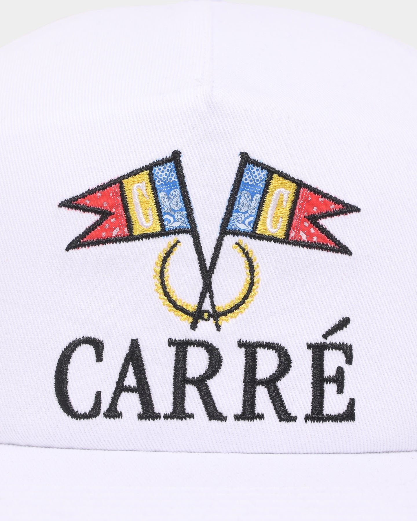 Carré Flags Snapback White