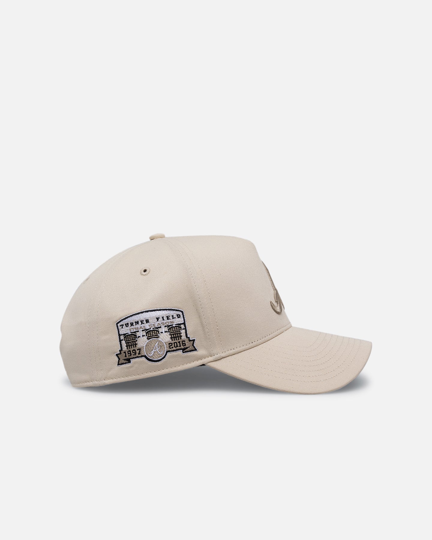 47 Brand Atlanta Braves 'Caramel Swirl' Sure Shot TT Cotton MVP Snapback Natural/Khaki