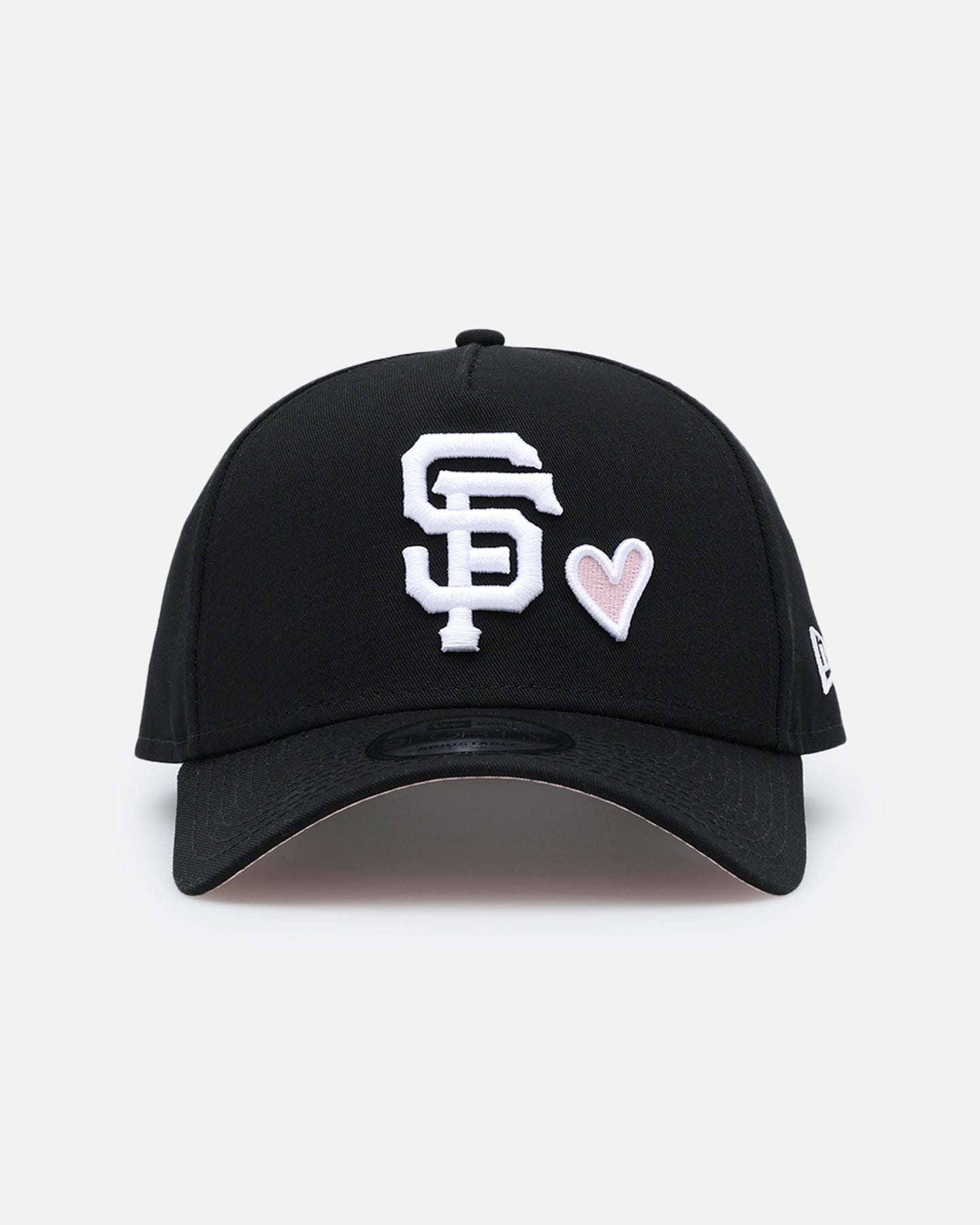 New Era San Francisco Giants 'Pink Satin Hearts' 9FORTY A-Frame Snapback Black/White