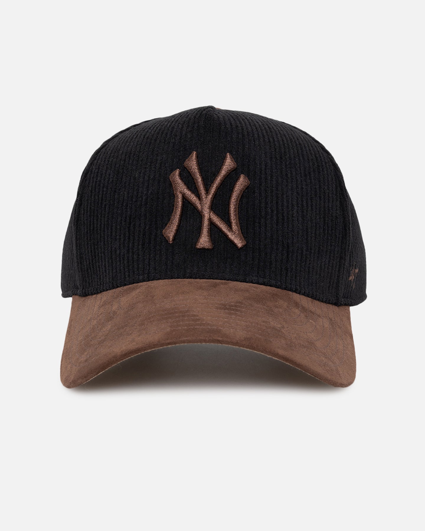 47 Brand New York Yankees 'Black Barren' 47 Offside DT Corduroy Snapback Black
