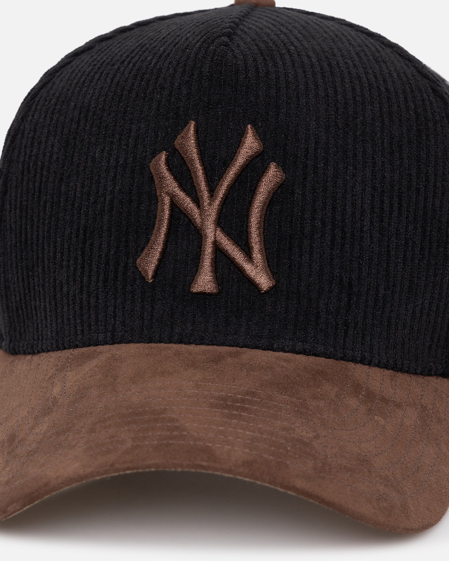 47 Brand New York Yankees 'Black Barren' 47 Offside DT Corduroy Snapback Black