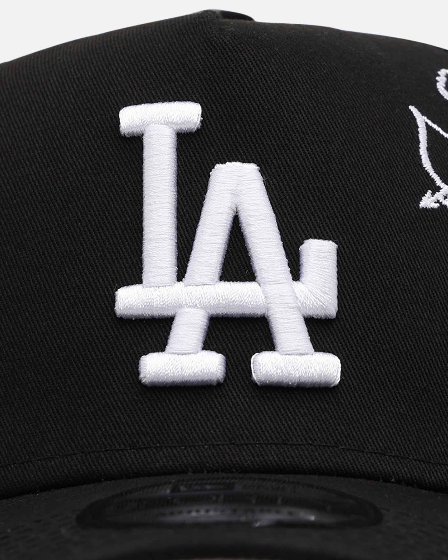 New Era Los Angeles Dodgers 'Cherub Trucker' 9FORTY A-Frame Trucker Snapback Black/White