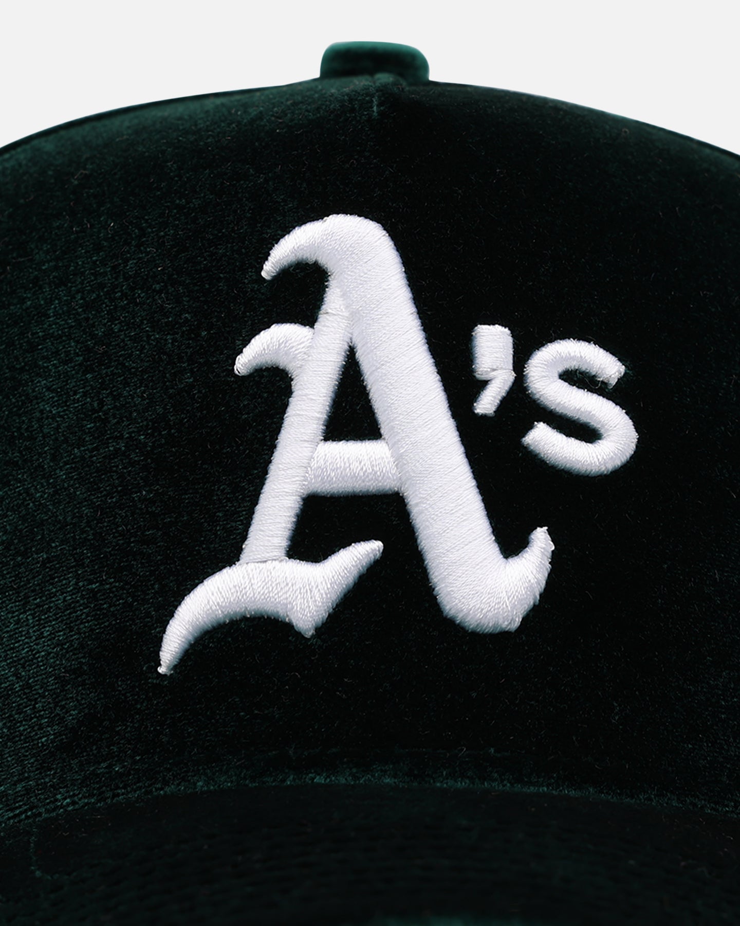 New Era Oakland Athletics 'Velvet Official Team Color' 9FORTY A-Frame Snapback Green