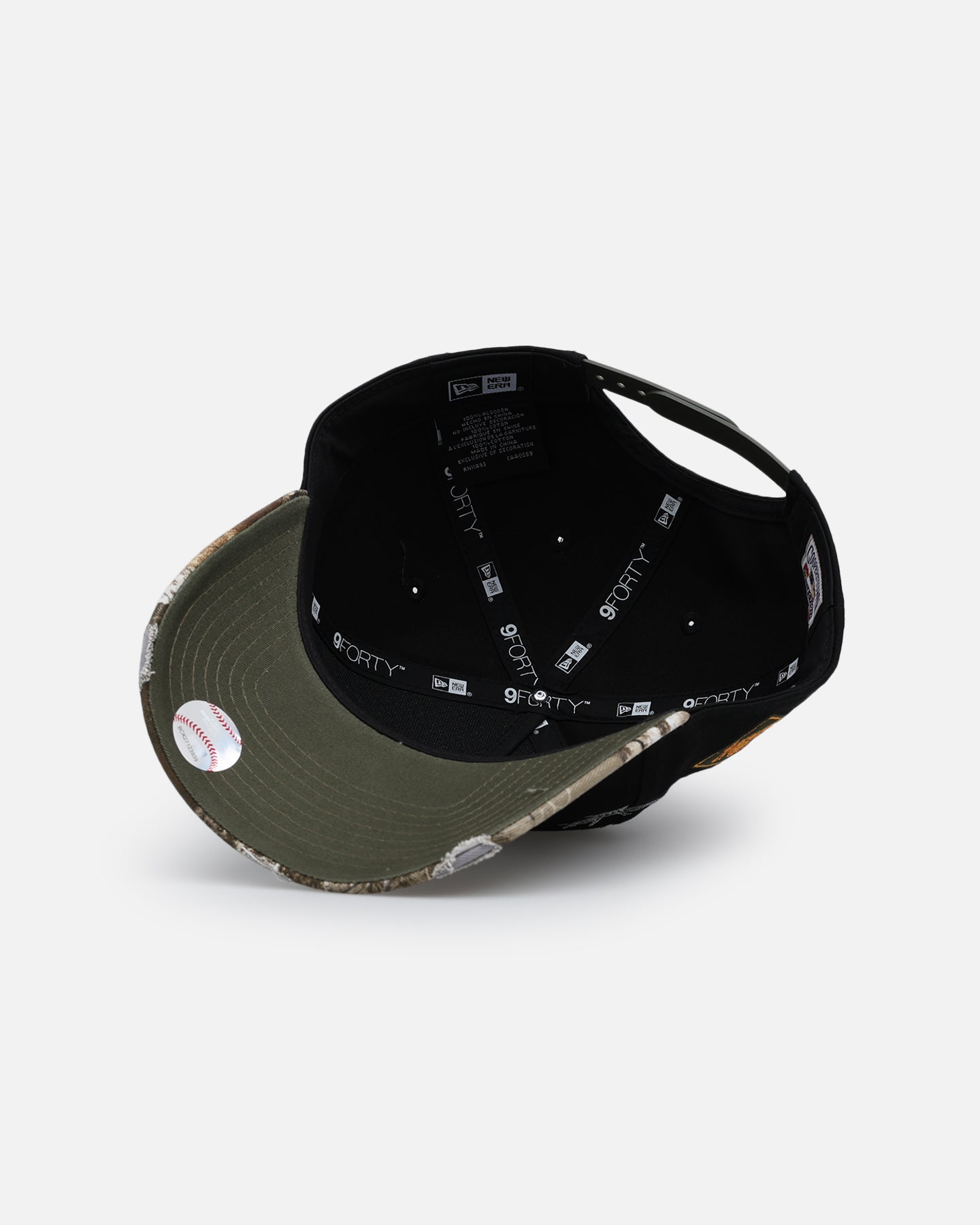 New Era Houston Astros 'Realtree Grit 2.0' 9FORTY A-Frame Snapback Black/Green/Orange