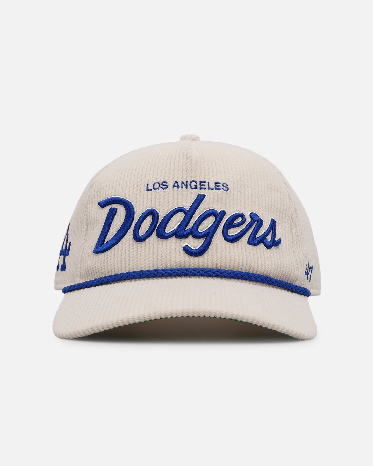 47 Brand Los Angeles Dodgers 'Natural Script' Premium Hitch Corduroy Snapback Natural