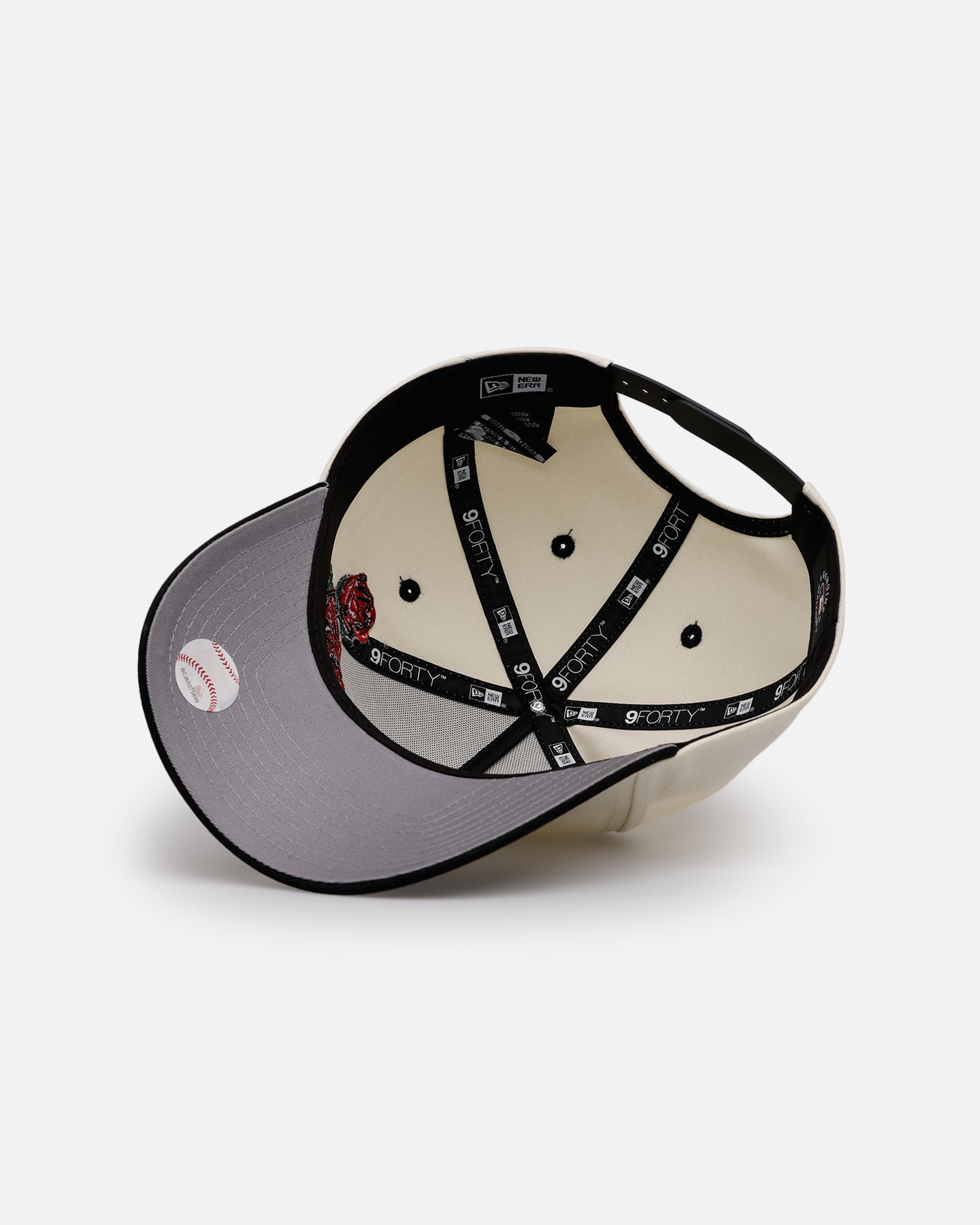 New Era San Diego Padres 'Chrome Black Roses' 9FORTY A-Frame Snapback Chrome/Black