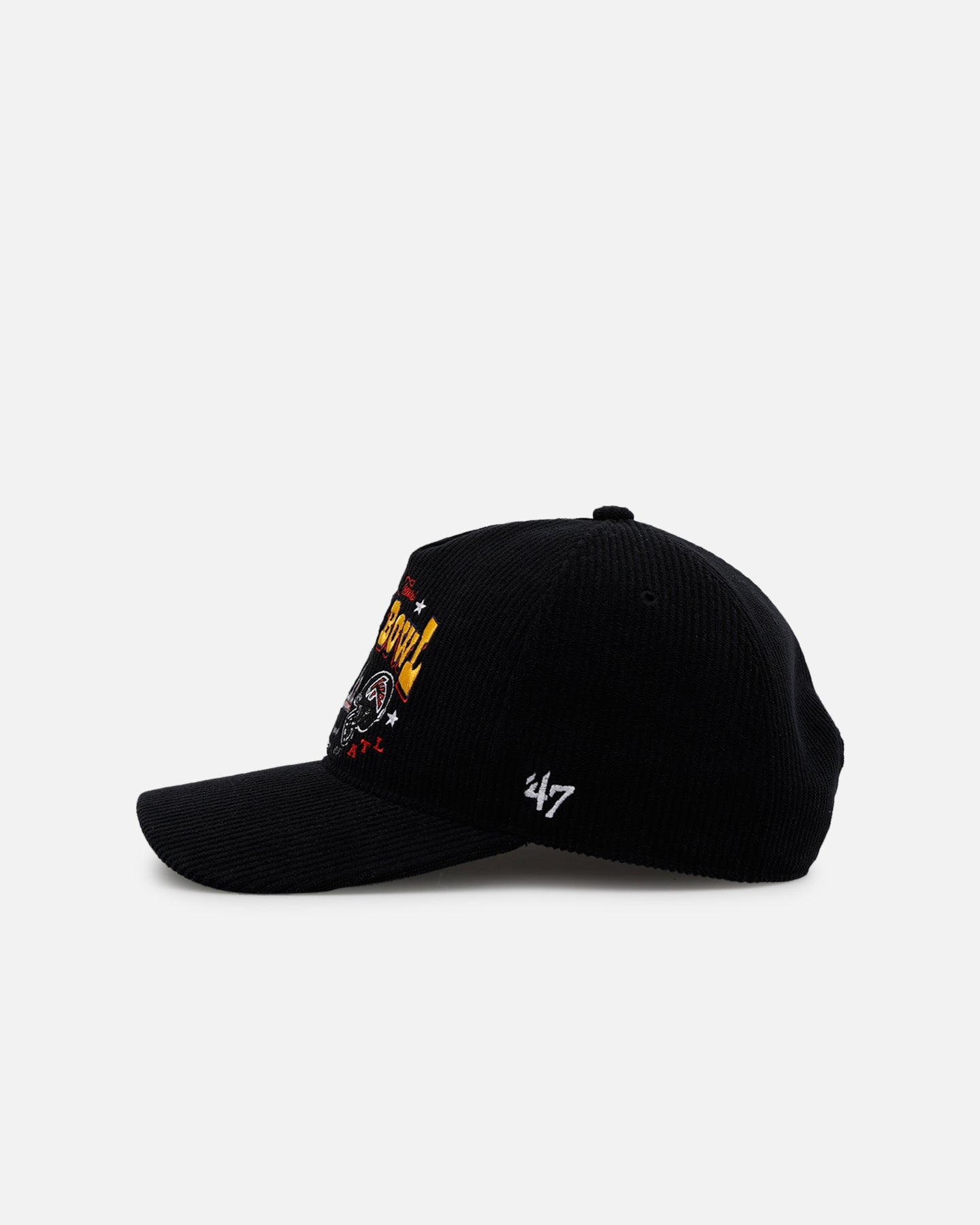 47 Brand Super Bowl LI 'Vintage Super Bowl' 47 Hitch Corduroy Snapback Black