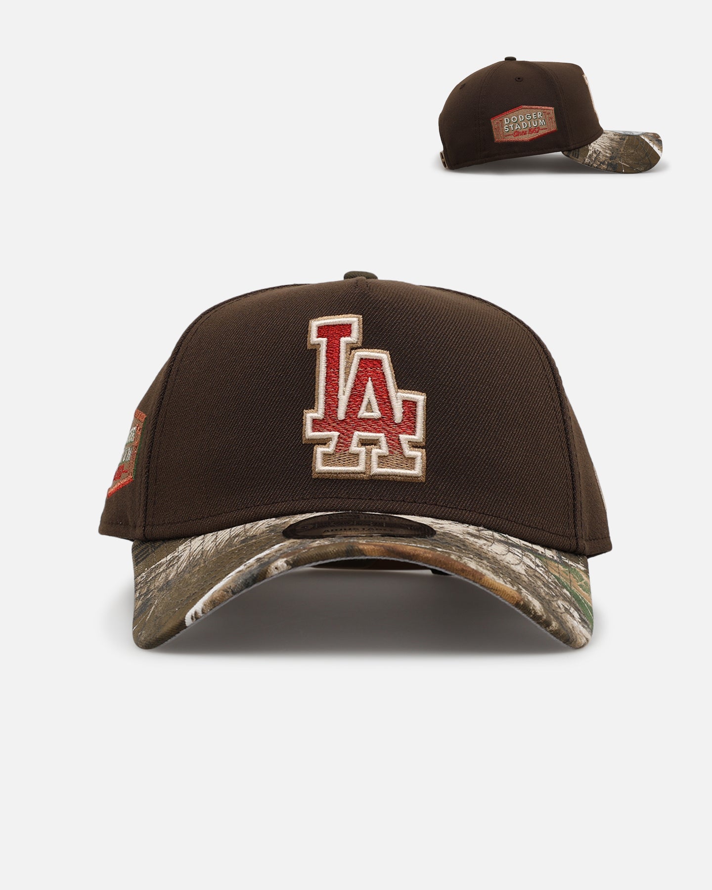 New Era Los Angeles Dodgers 'Great Outdoors' 9FORTY A-Frame Snapback Brown/Camo