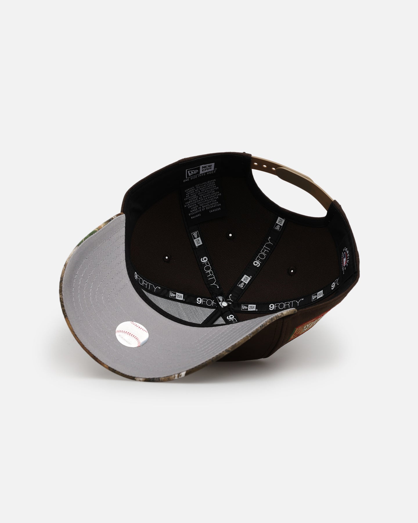 New Era Los Angeles Dodgers 'Great Outdoors' 9FORTY A-Frame Snapback Brown/Camo