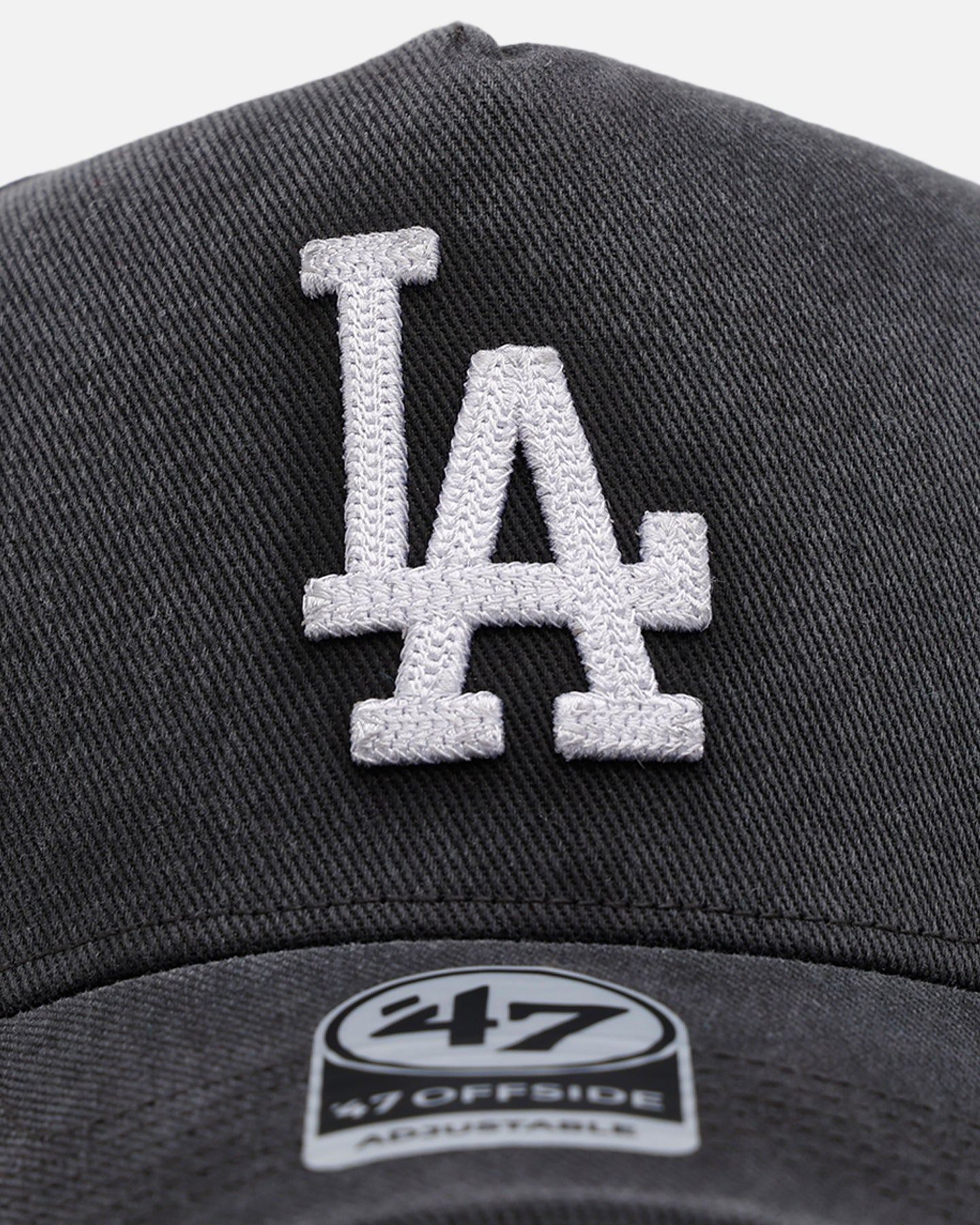 47 Brand Los Angeles Dodgers 'Washed Black' Offside DT Snapback Washed Black