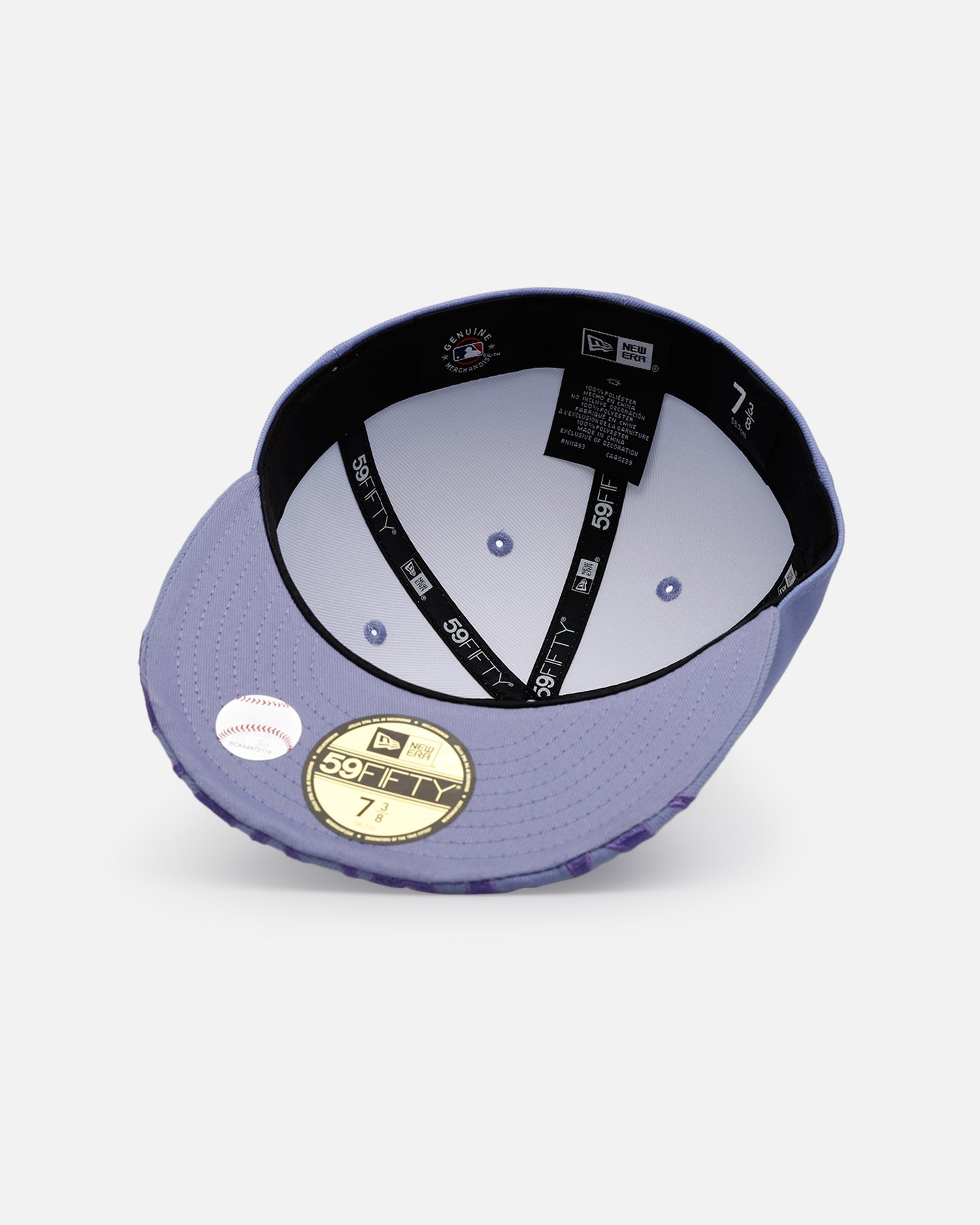 New Era Atlanta Braves 'Sundye Flames' 59FIFTY Fitted Lavender