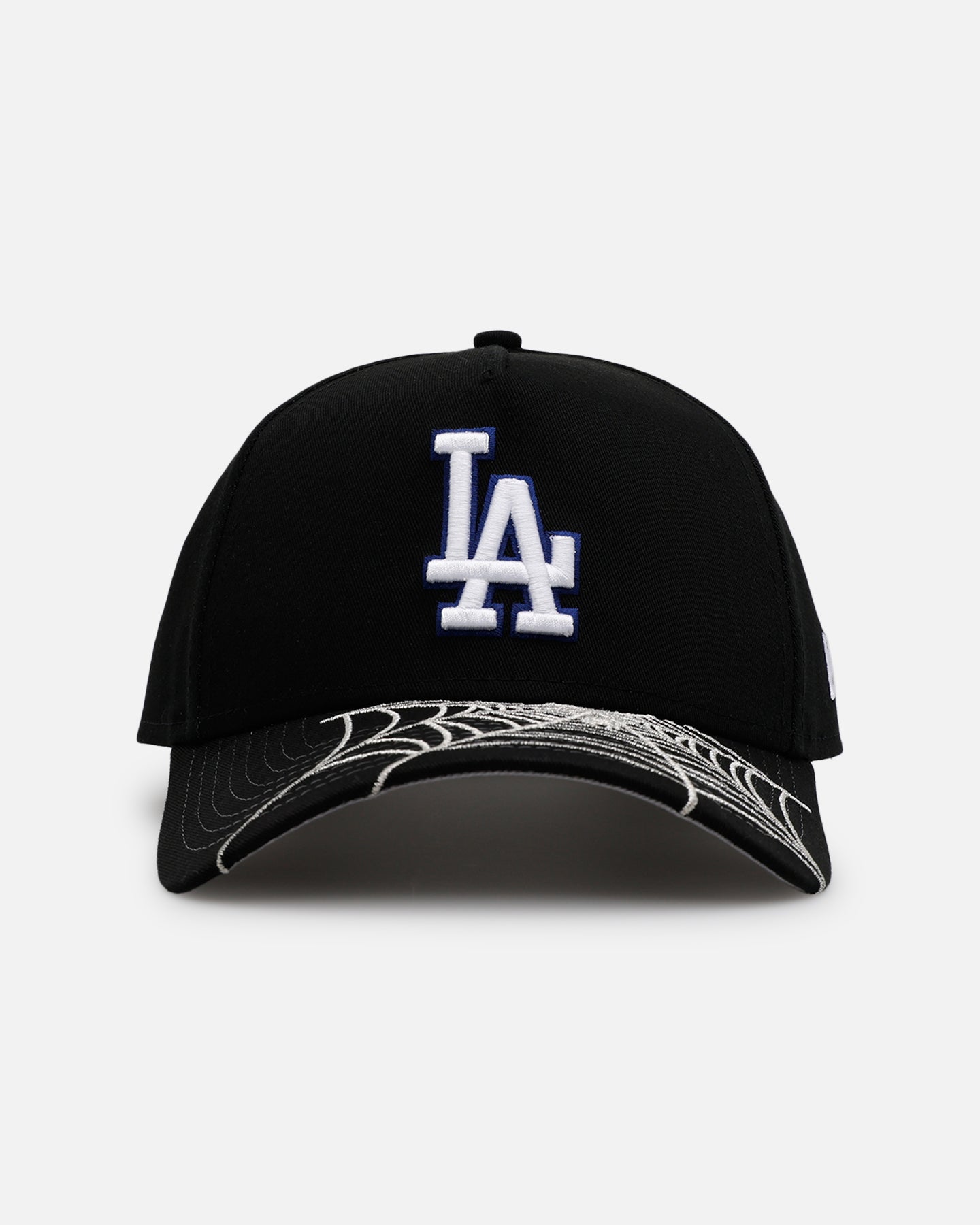 New Era Los Angeles Dodgers 'Spider Web Visor' 9FORTY A-Frame Snapback Black