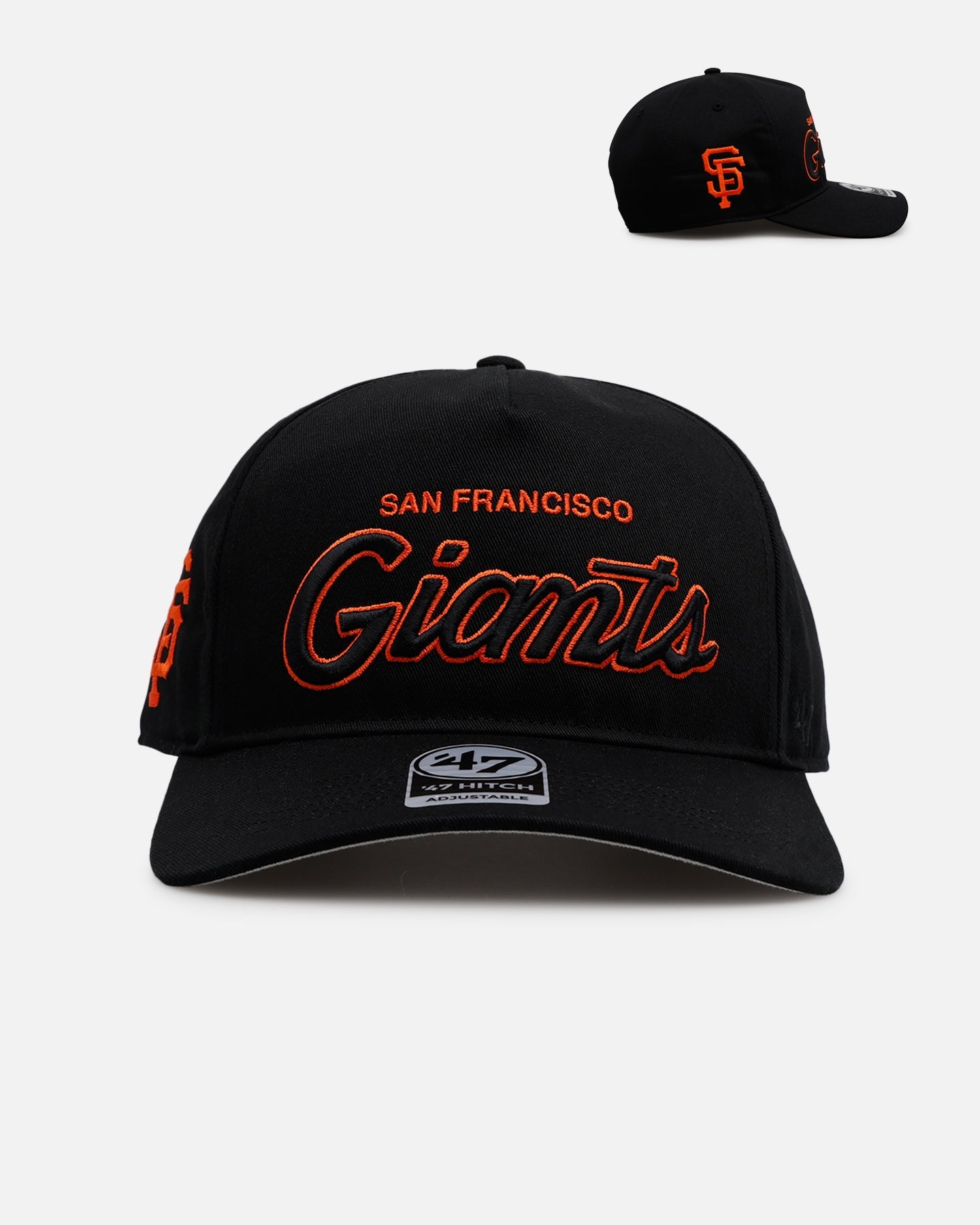 47 Brand San Francisco Giants 'Black Dome Script' 47 Hitch Snapback Black