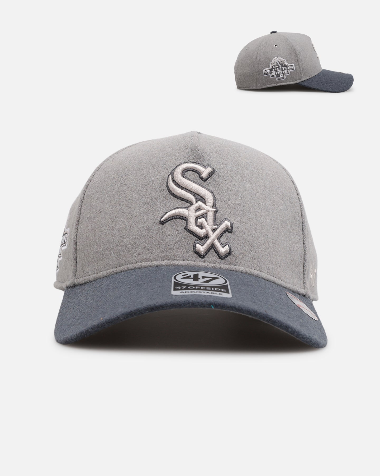 47 Brand Chicago White Sox 'Shades Of Gray' 47 Offside Snapback Cement