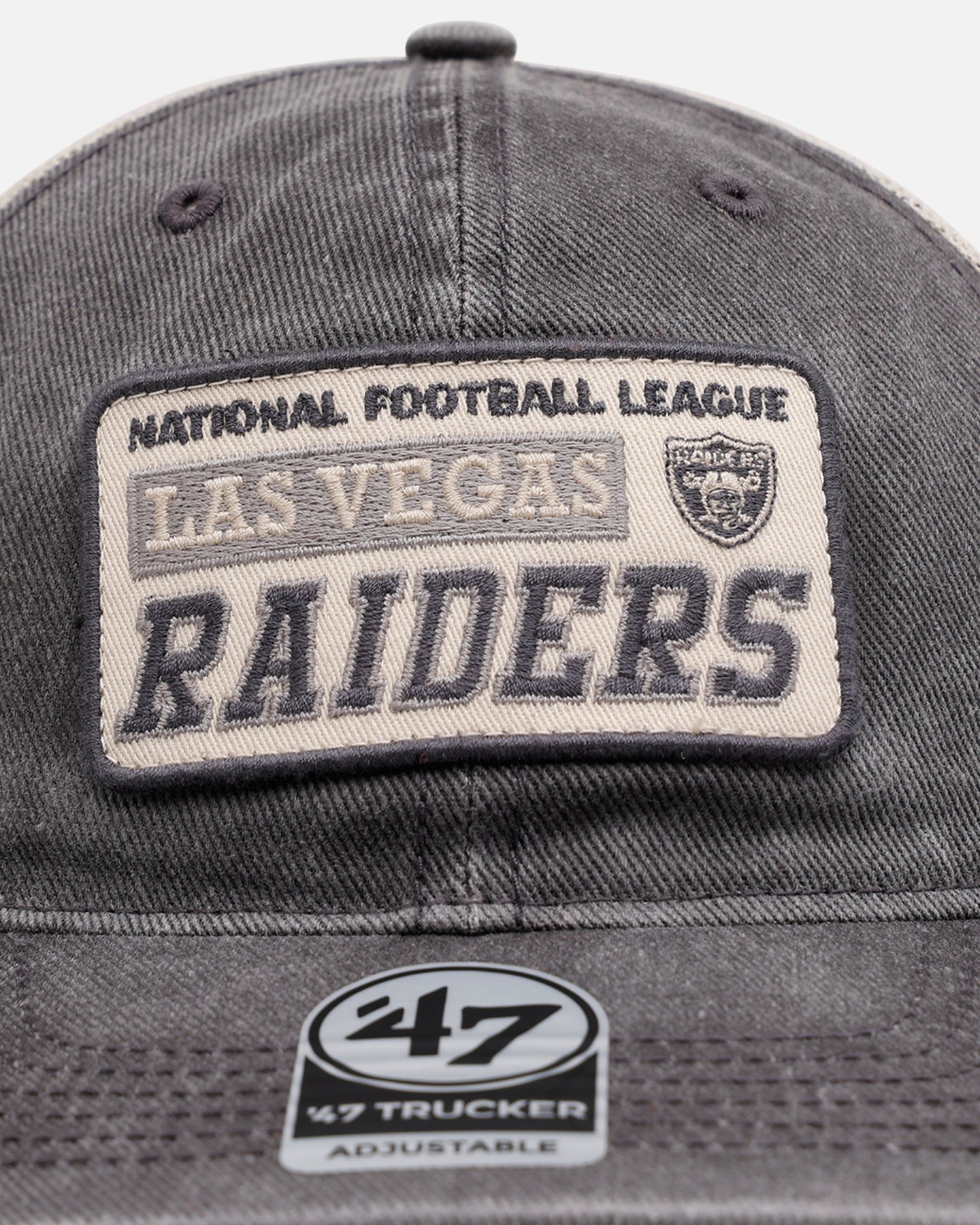 47 Brand Las Vegas Raiders 'Canteen' '47 Trucker Snapback Dark Cinder