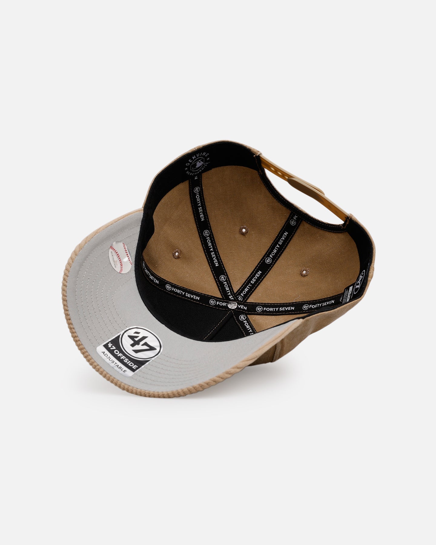 47 Brand Los Angeles Dodgers 'Apollo Cord Khaki' Hitch Snapback Khaki