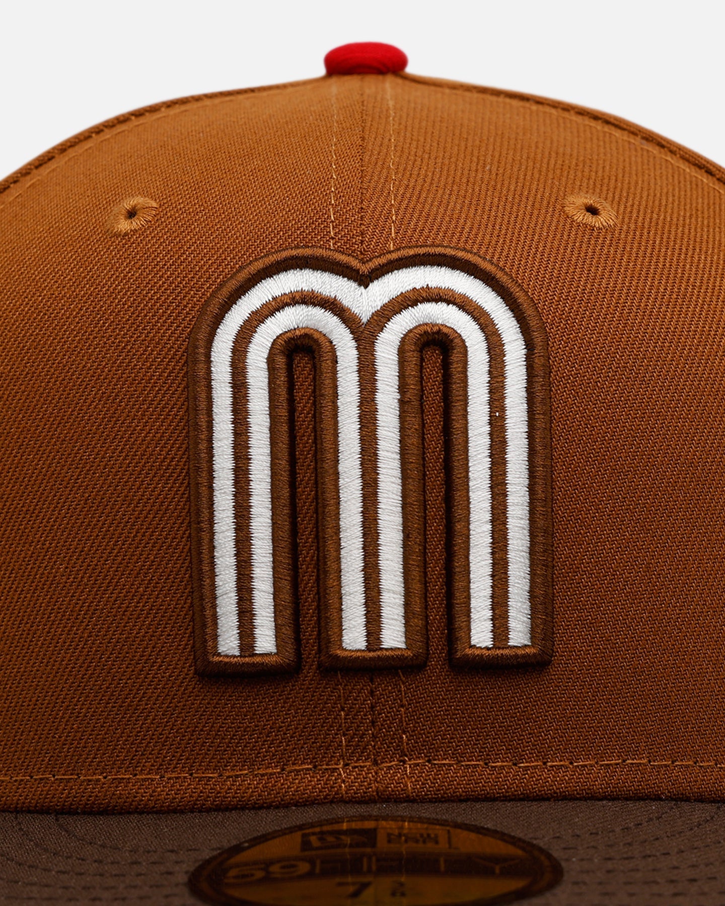 New Era Mexico National Baseball Team 'Root Beer Float' 59FIFTY Fitted Walnut