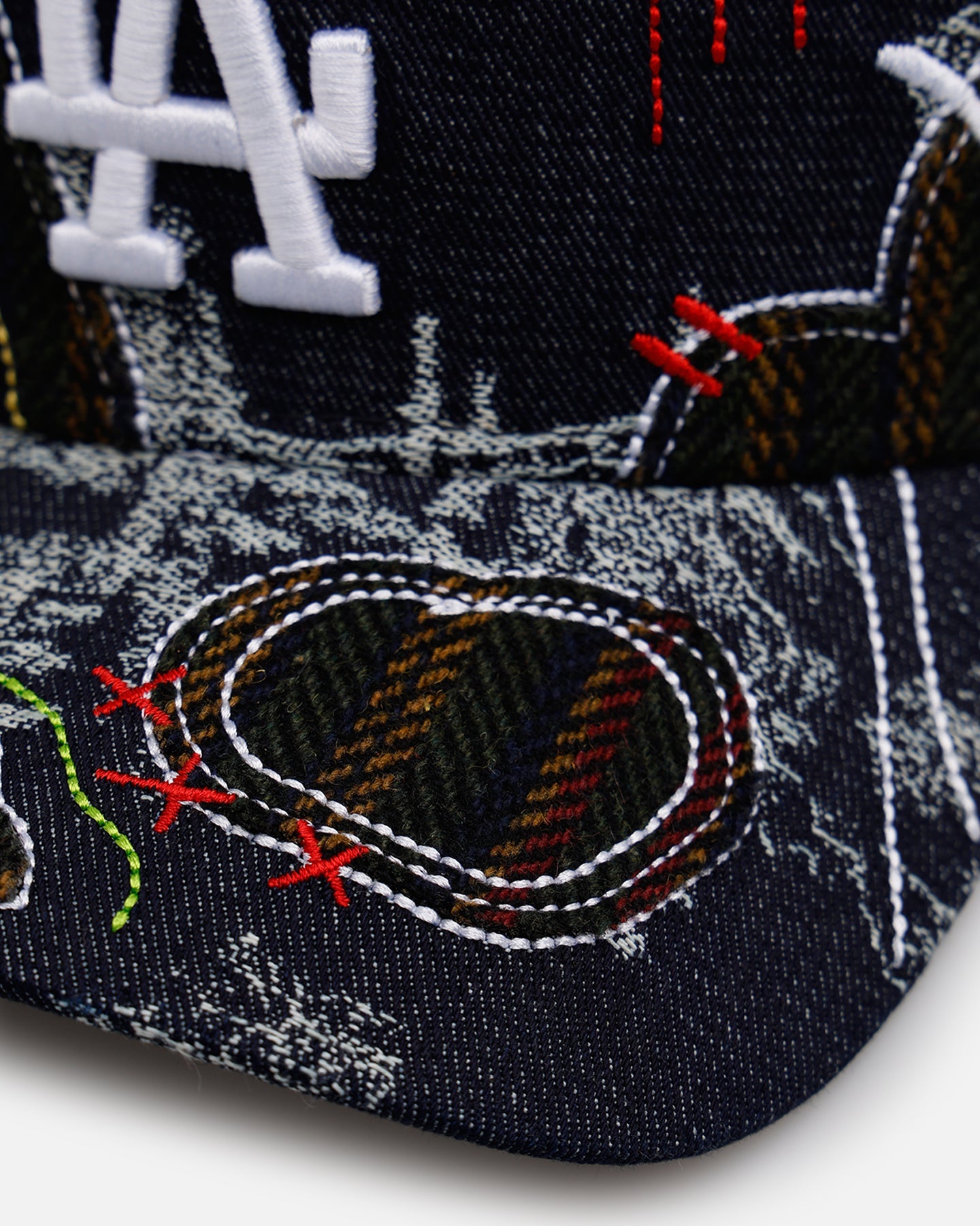 New Era Los Angeles Dodgers 'Running Stitch' 9FORTY A-Frame Snapback Multi