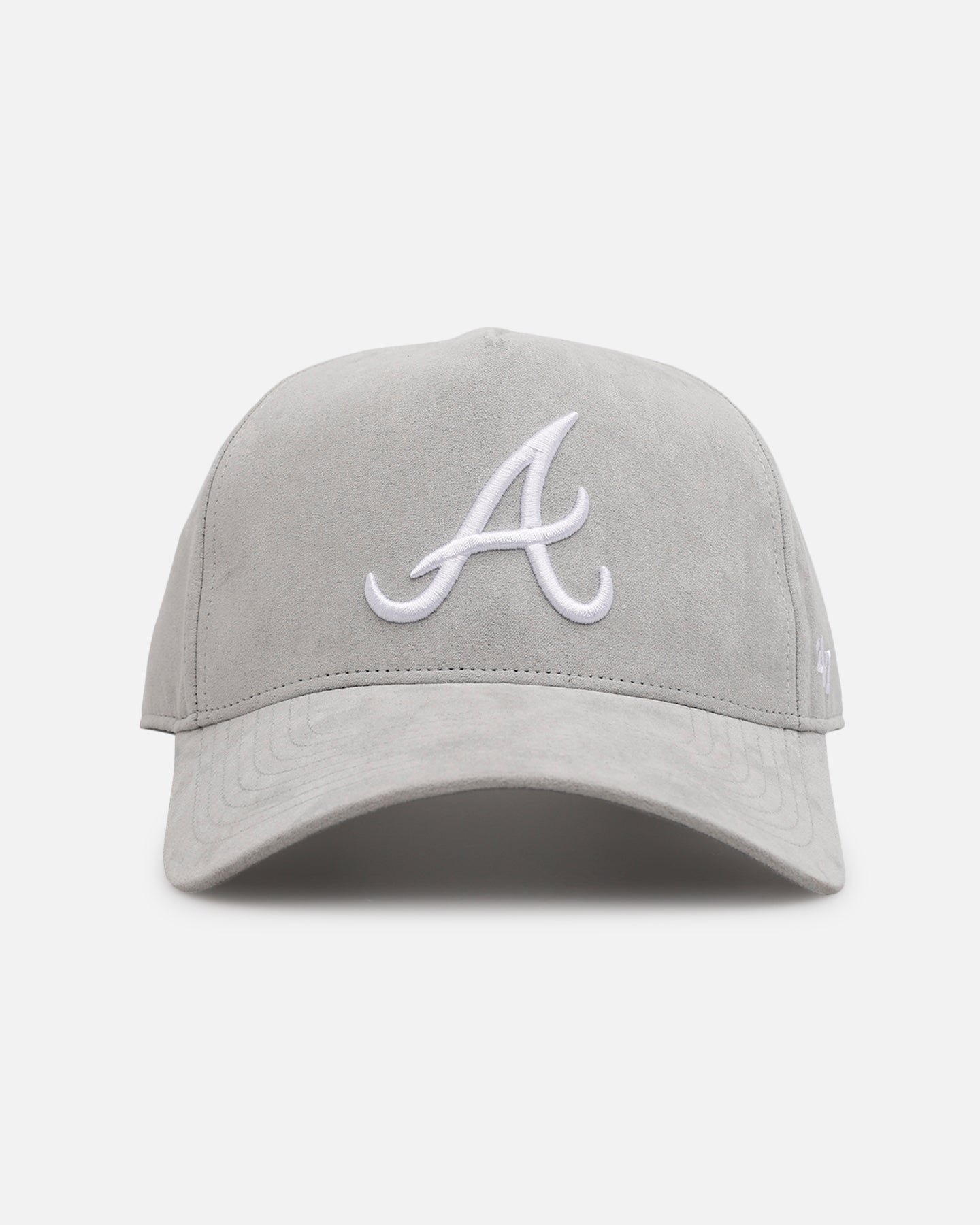 47 Brand Atlanta Braves 'Ultrasuede' '47 MVP DT Strapback Gray/White