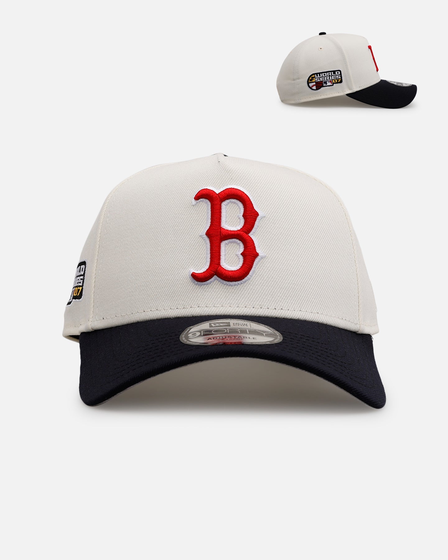 New Era Boston Red Sox 'Team Color Visor' 9FORTY A-Frame Snapback Chrome/Official Team Color