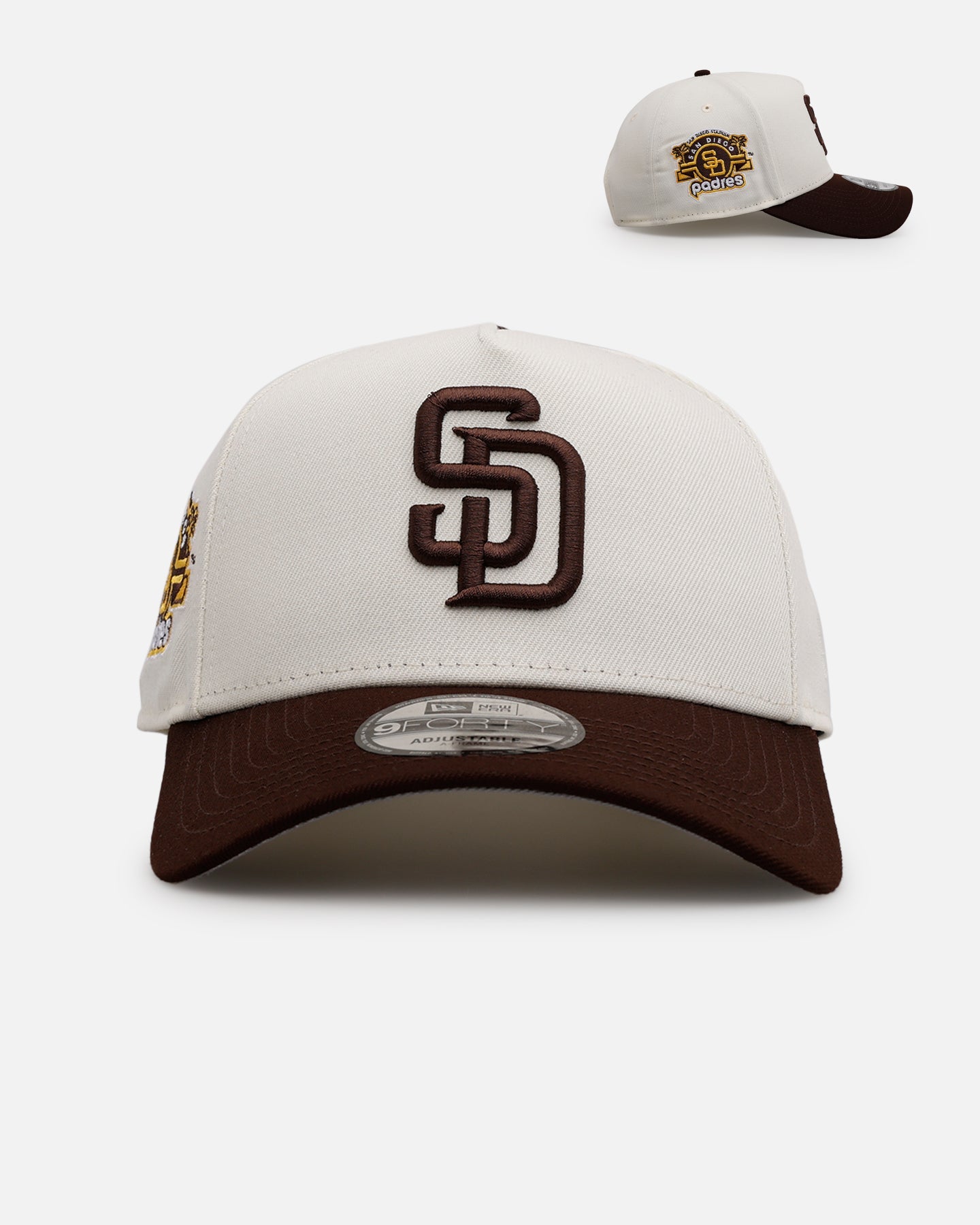 New Era San Diego Padres 'Team Color Visor' 9FORTY A-Frame Snapback Chrome/Official Team Color
