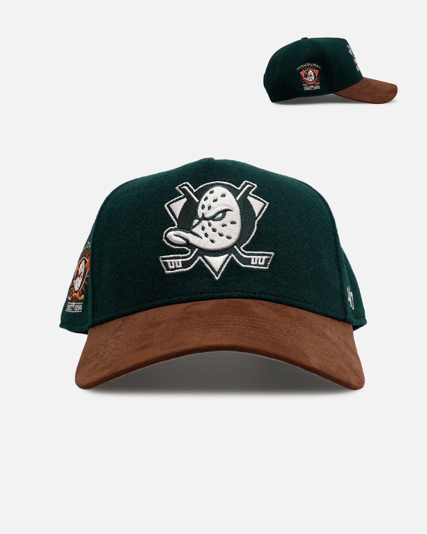 47 Brand Anaheim Ducks 'Fall Leaves' 47 Offside Snapback Green/Brown