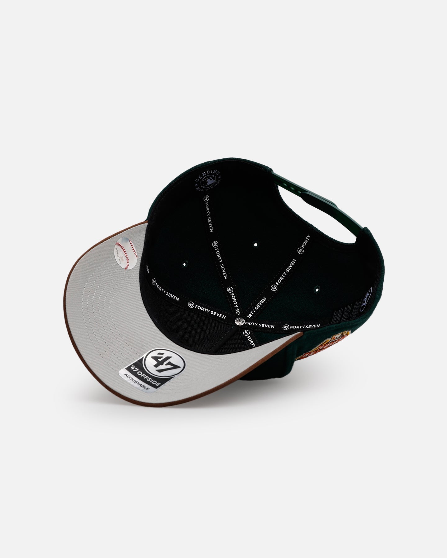 47 Brand Detroit Tigers 'Fall Leaves' 47 Offside Snapback Green/Brown